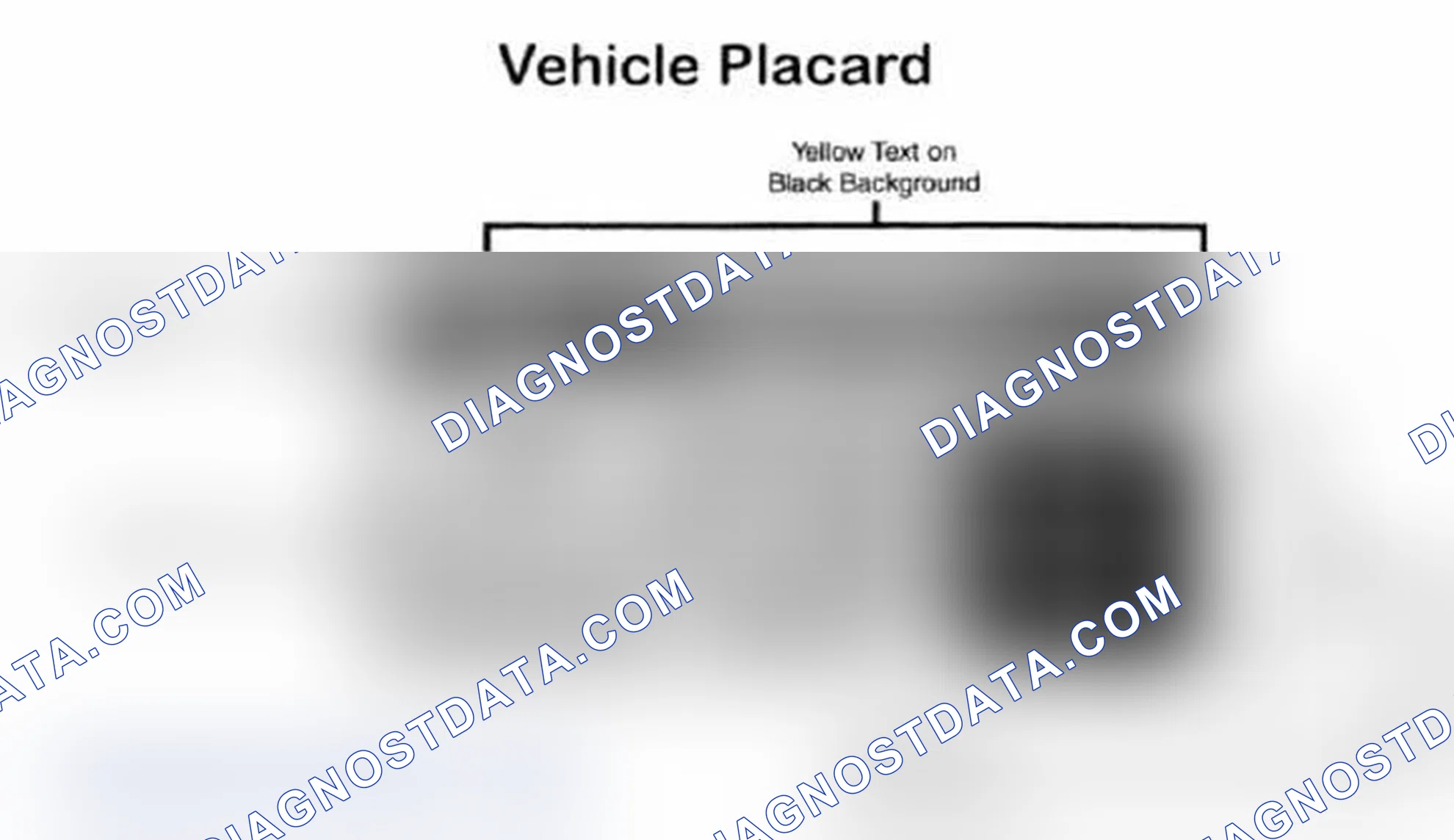 Scheme 28: Vehicle Tire Placard - Typical