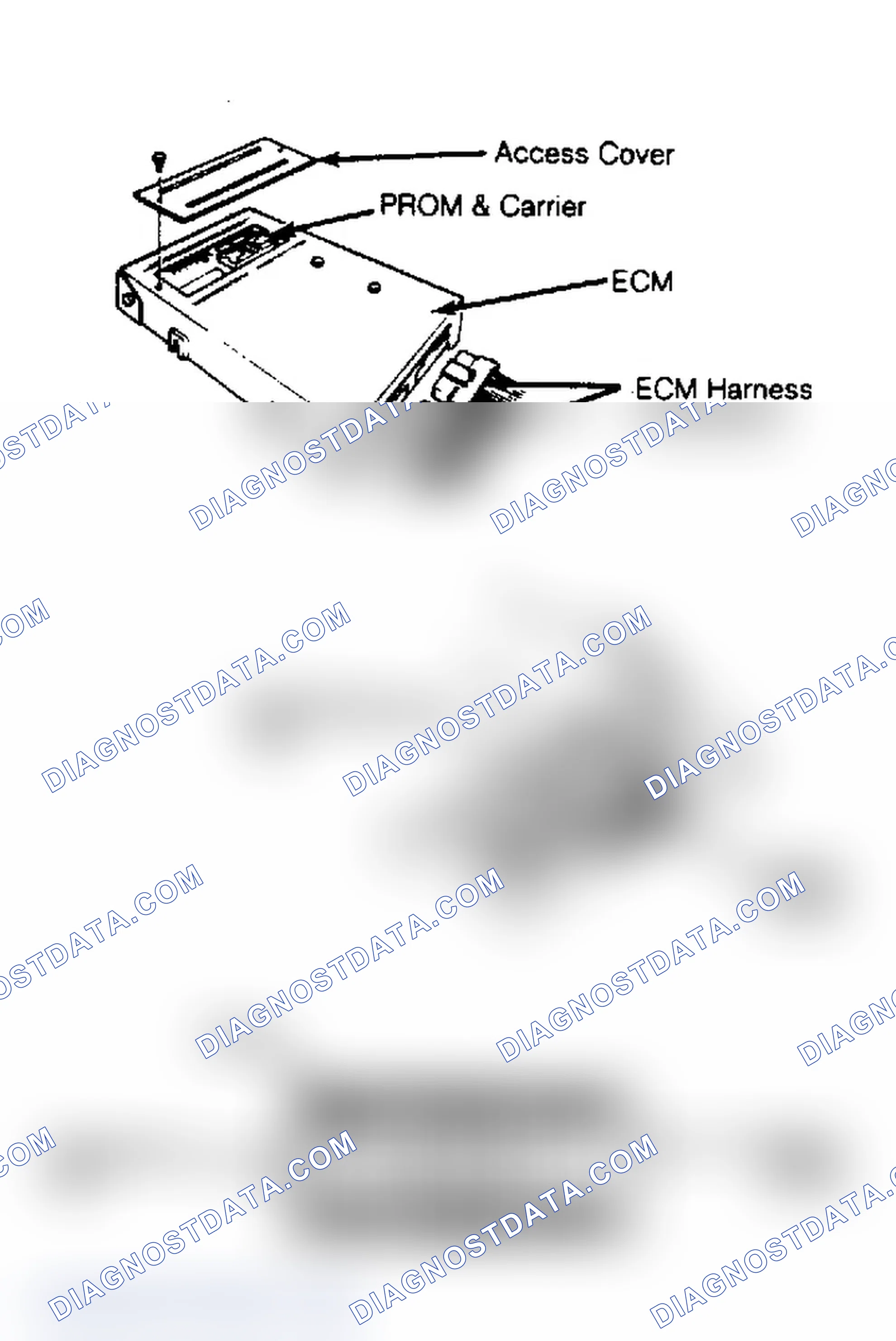 Scheme 2: Replacing PROM in Electronic Control Module Always use PROM removal tool when replacing PROM.
