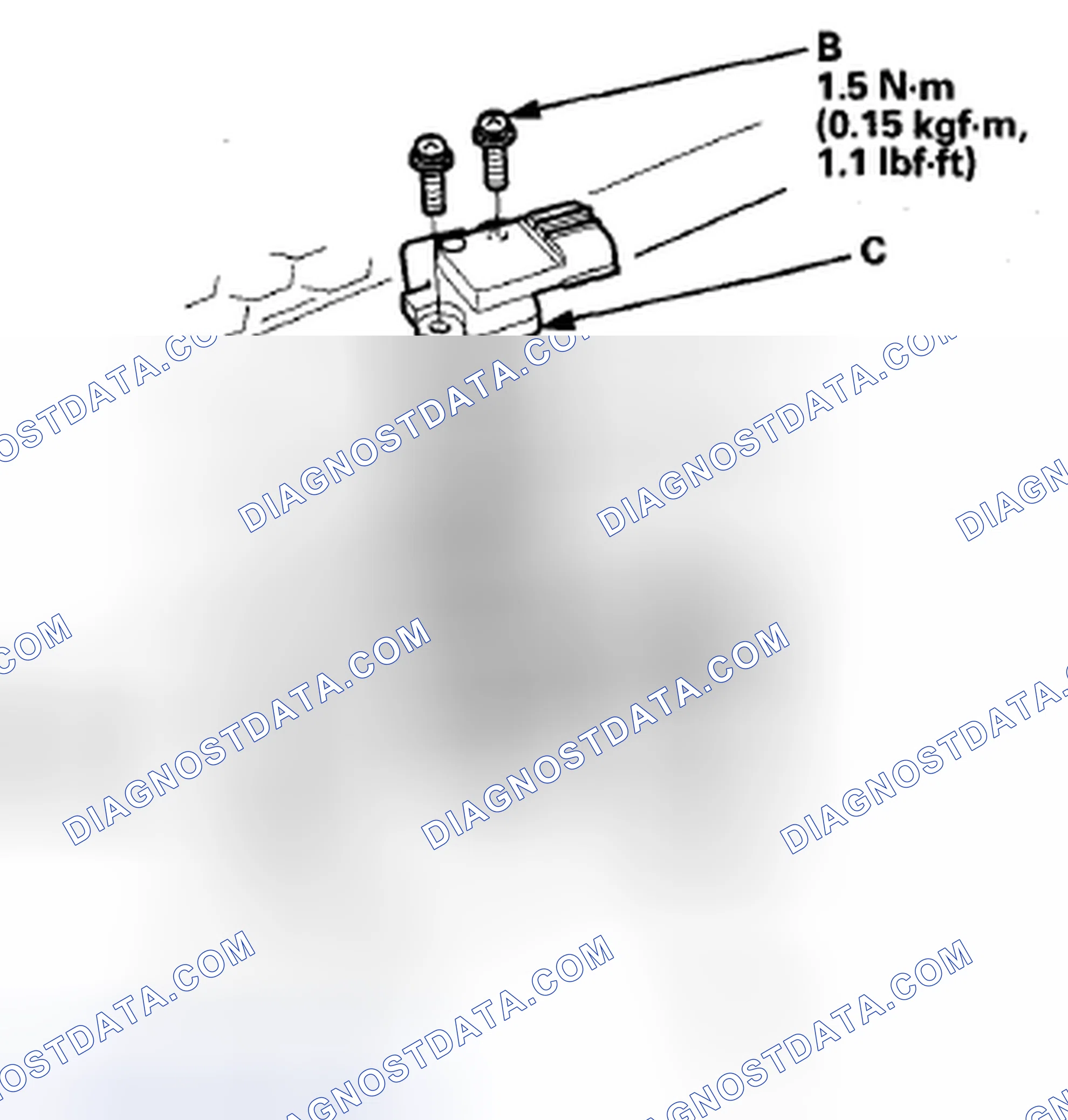 Scheme 290: MAF Sensor/IAT Sensor 1 Replacement