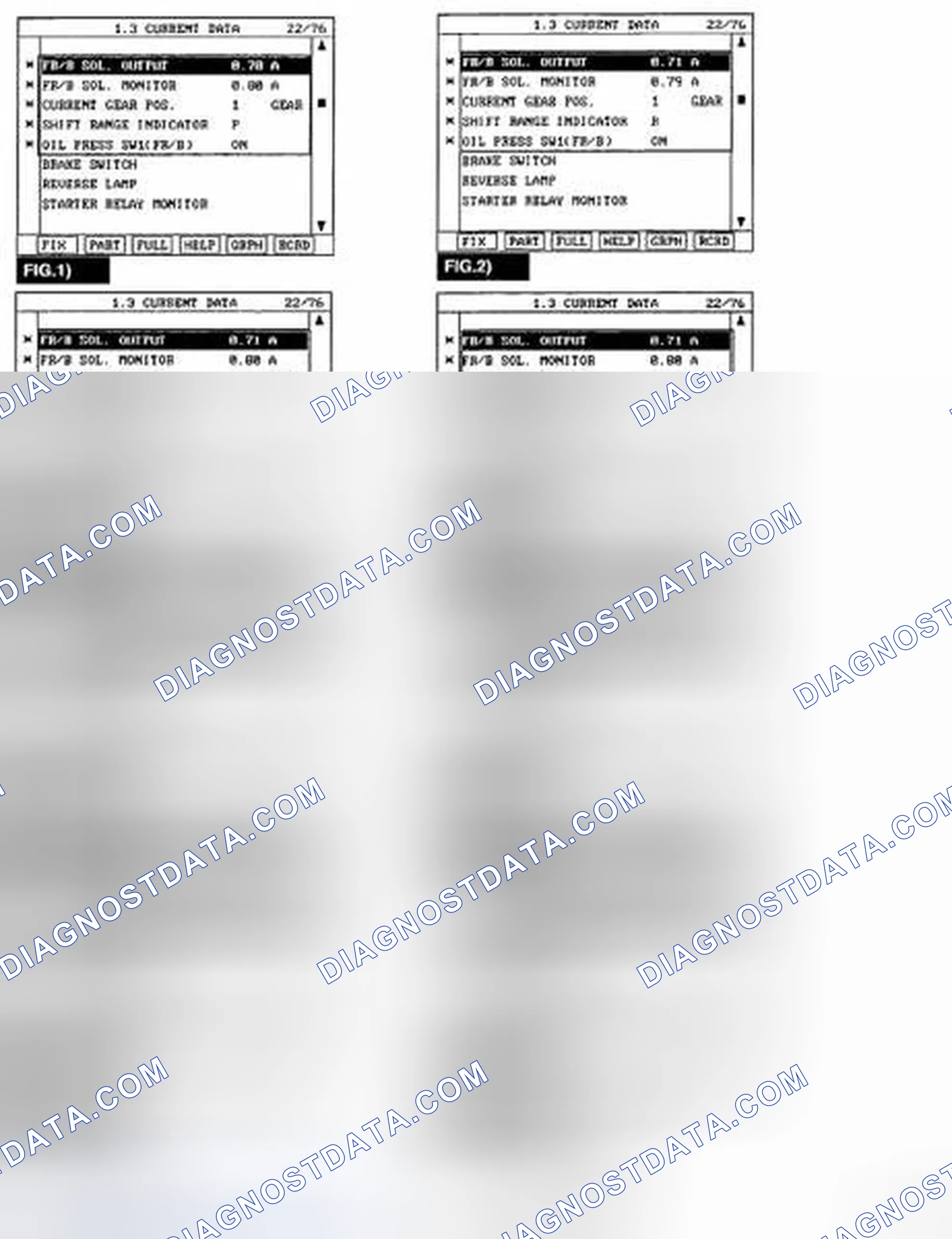 Scheme 51: MONITOR SCAN TOOL DATA