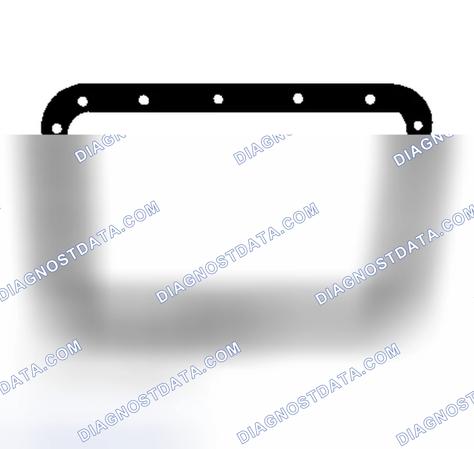 Scheme 97: Identifying Oil Pan Gasket (4R44E & 5R55E)