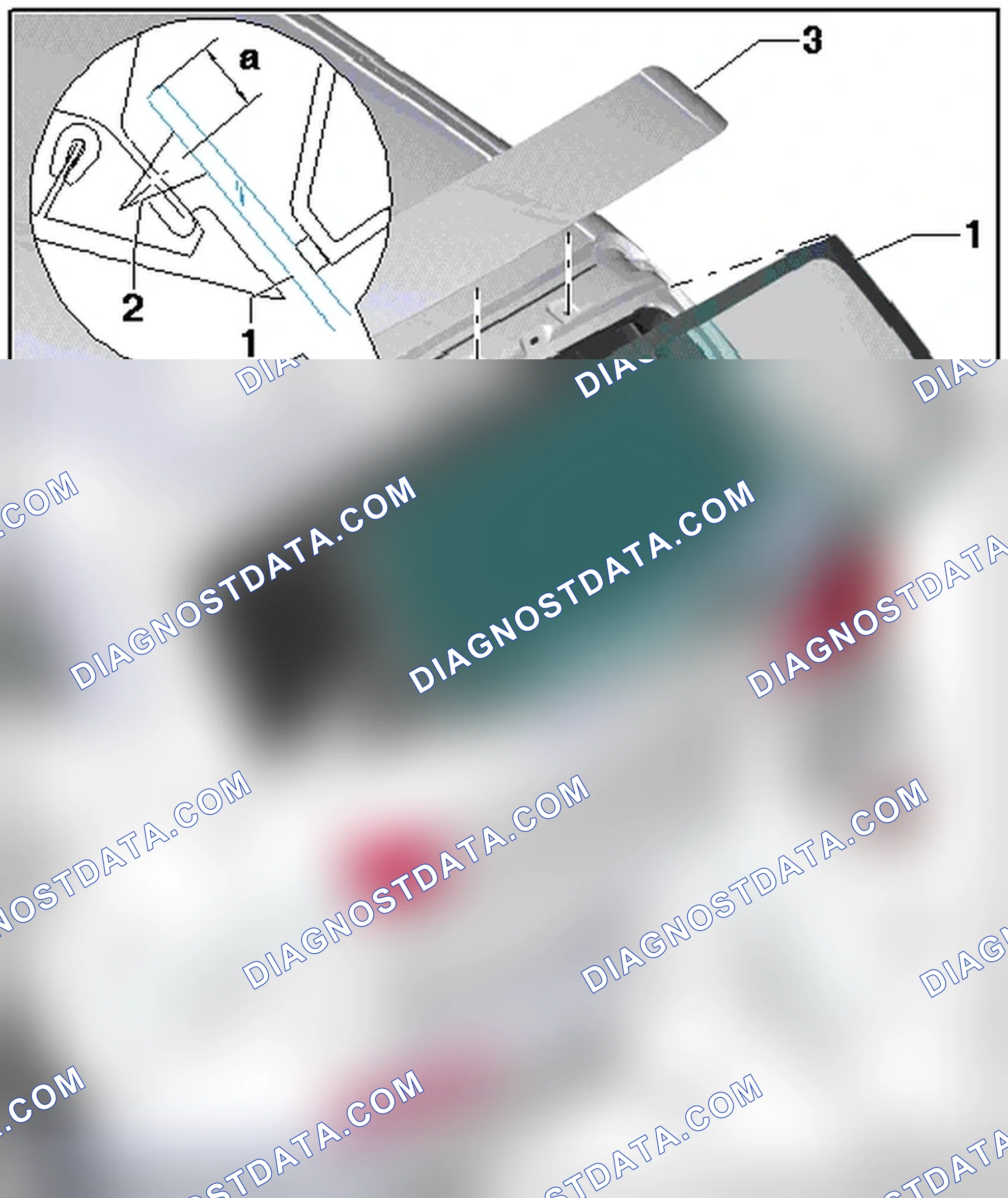 Scheme 5: REAR LID WINDOW ASSEMBLY OVERVIEW