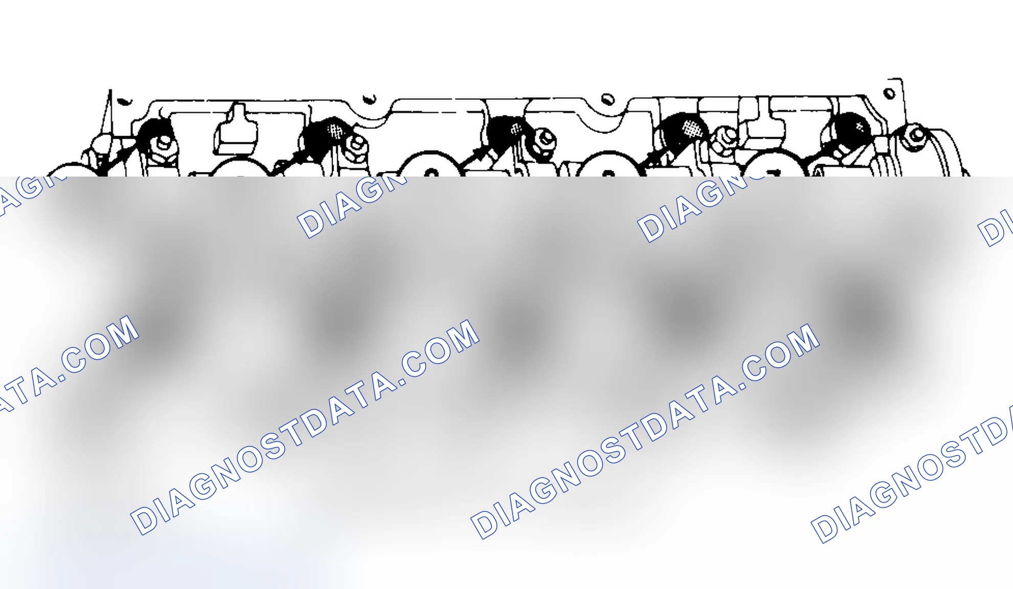 Scheme 7: Typical Cylinder Head Tightening or Loosening Sequence