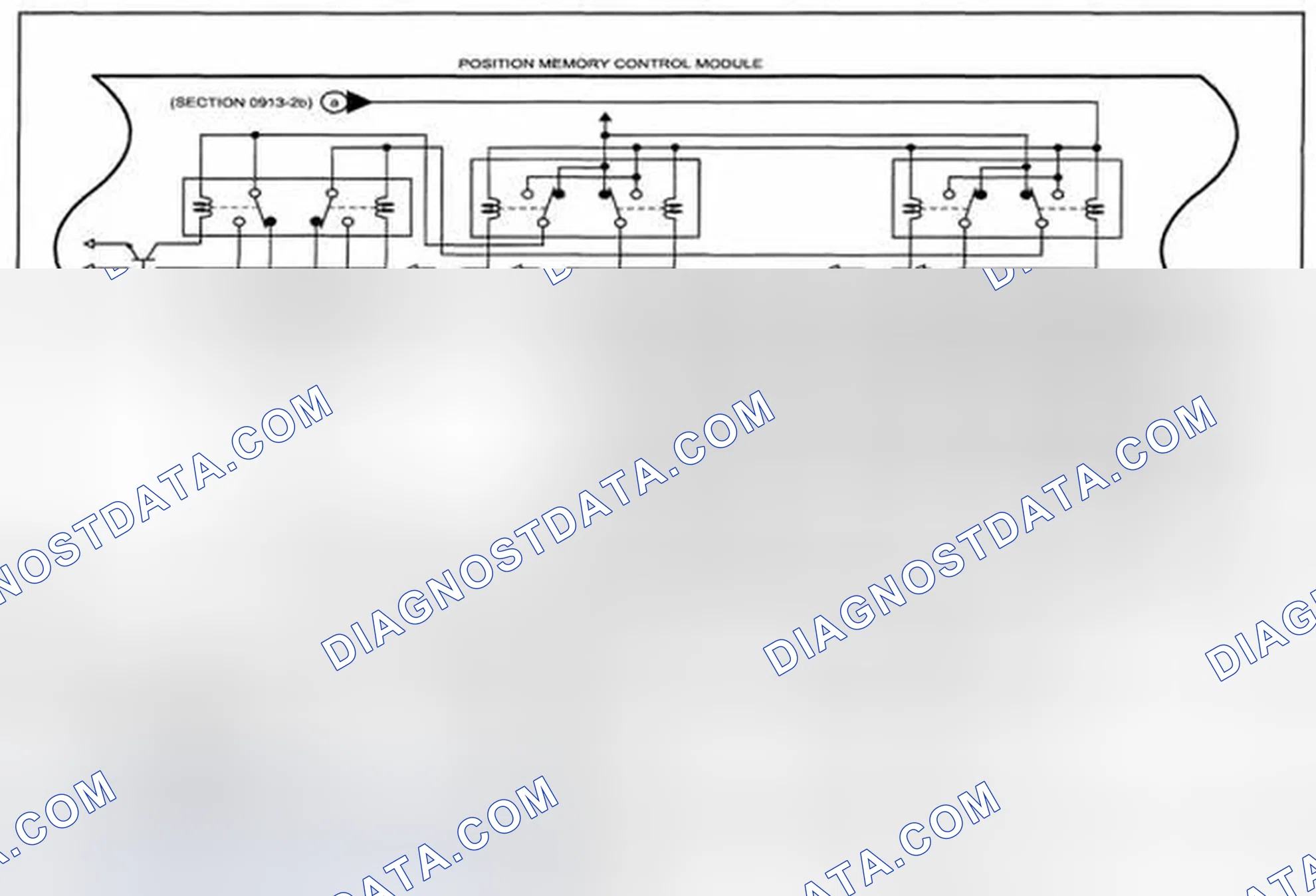 Scheme 196: Memory Power Seat Wiring Diagram - 0913-2f (1 Of 2)