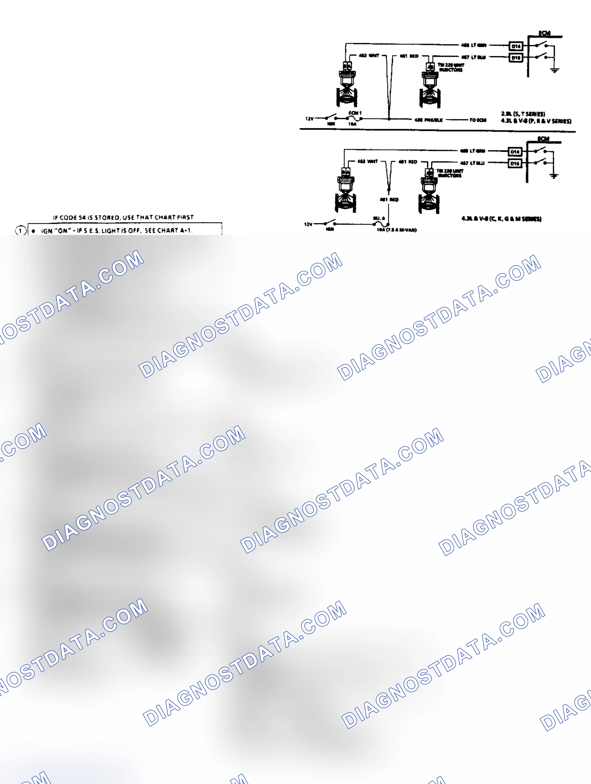 Scheme 55: Chart A3 Cranks, But Will Not Run (All Except 2.5L)