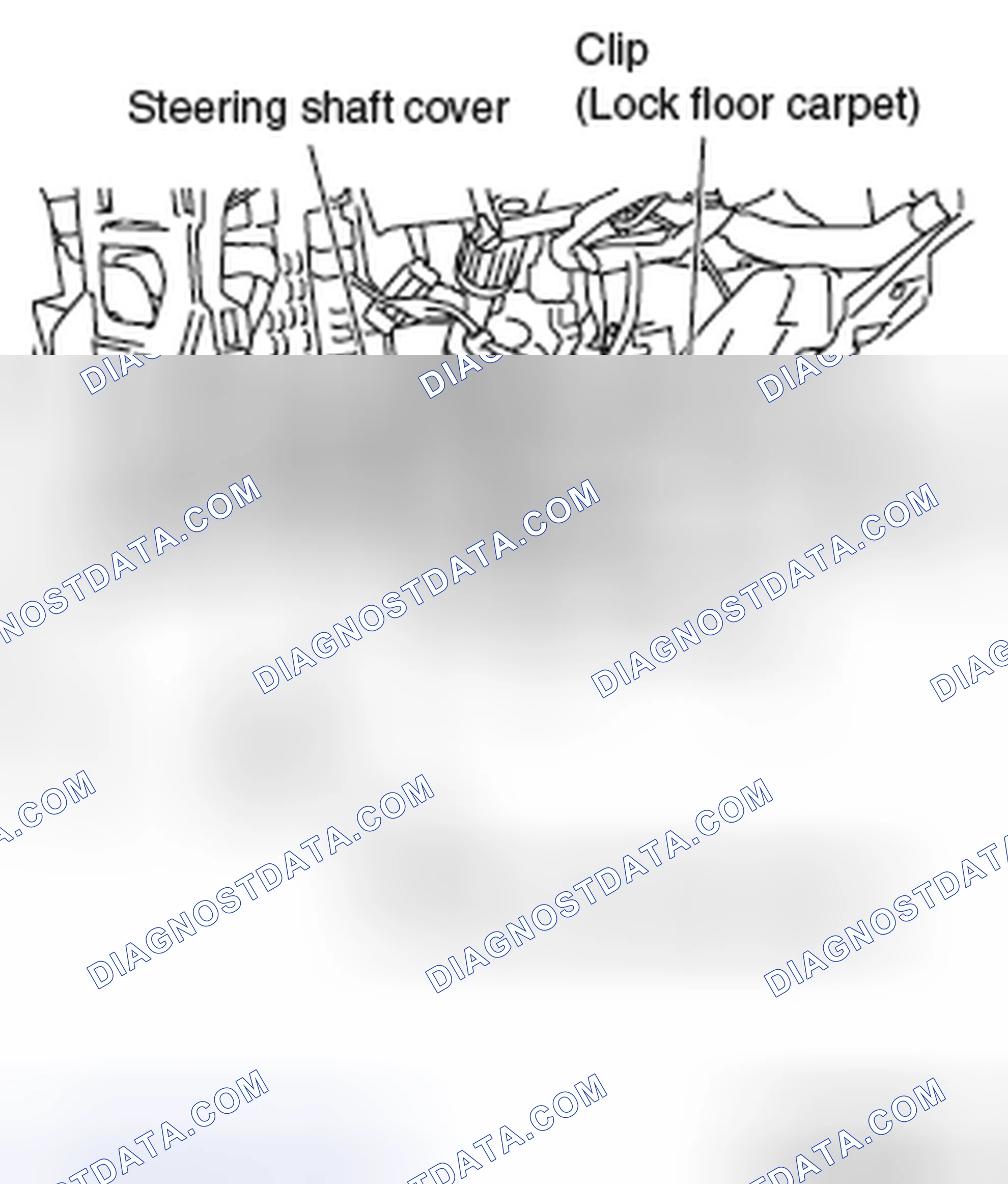 Scheme 20: << B >> STEERING SHAFT COVER REMOVAL