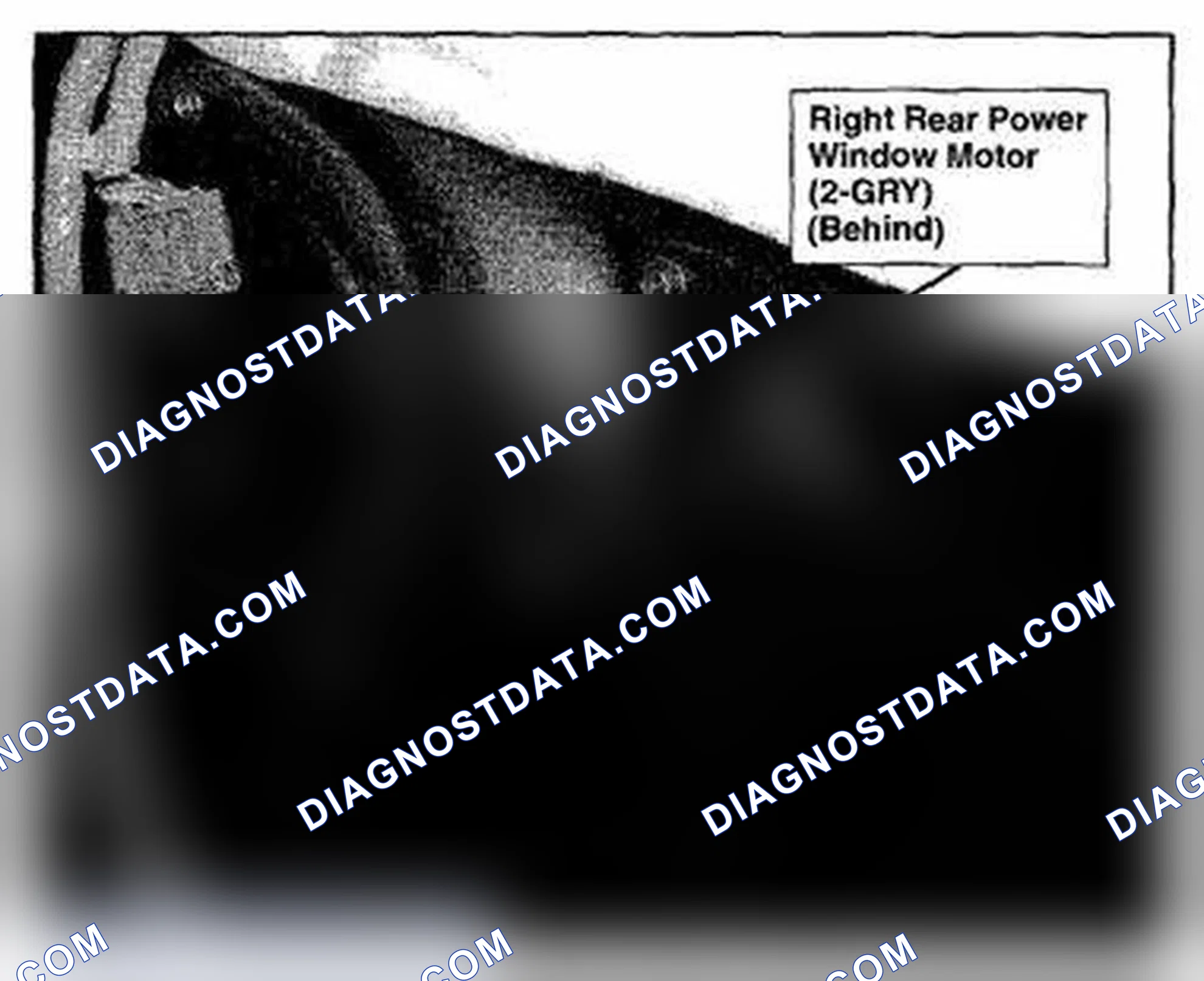 Scheme 601: Right Rear Door Component Location (Photo 196)