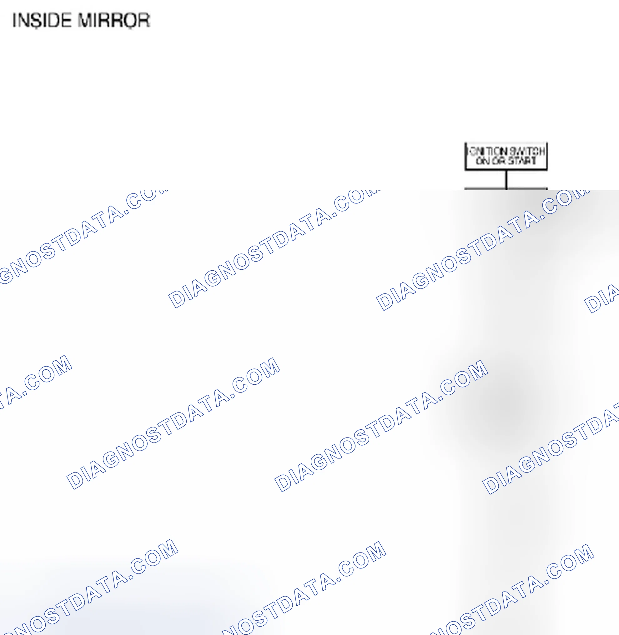 Scheme 296: Inside Mirror: Wiring Diagram