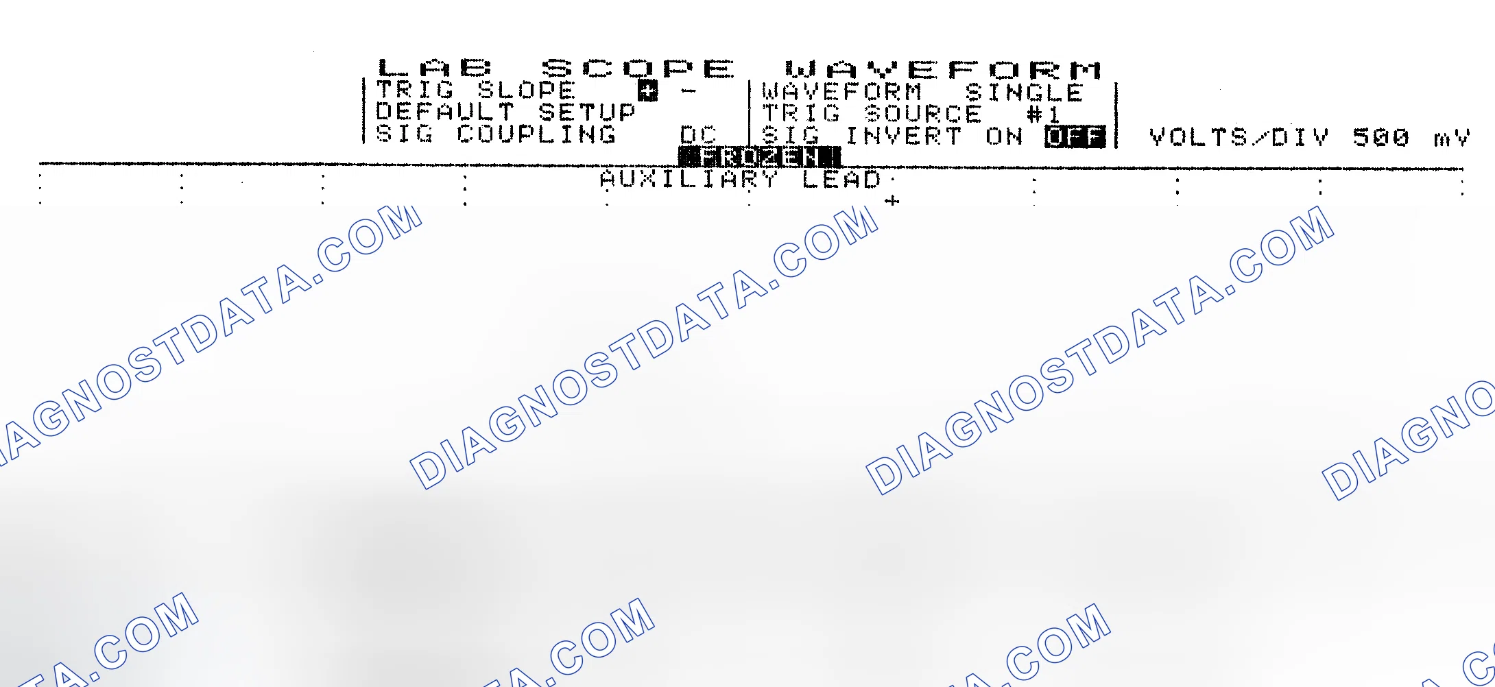 Scheme 10: Single Injector w/Excessive Current Flow - Current Pattern