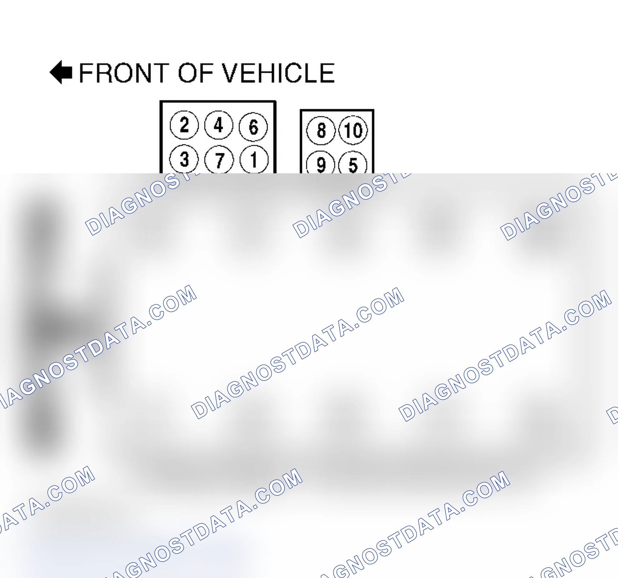 Scheme 8: Firing Order 8.0L V10 (Ram Pickup)