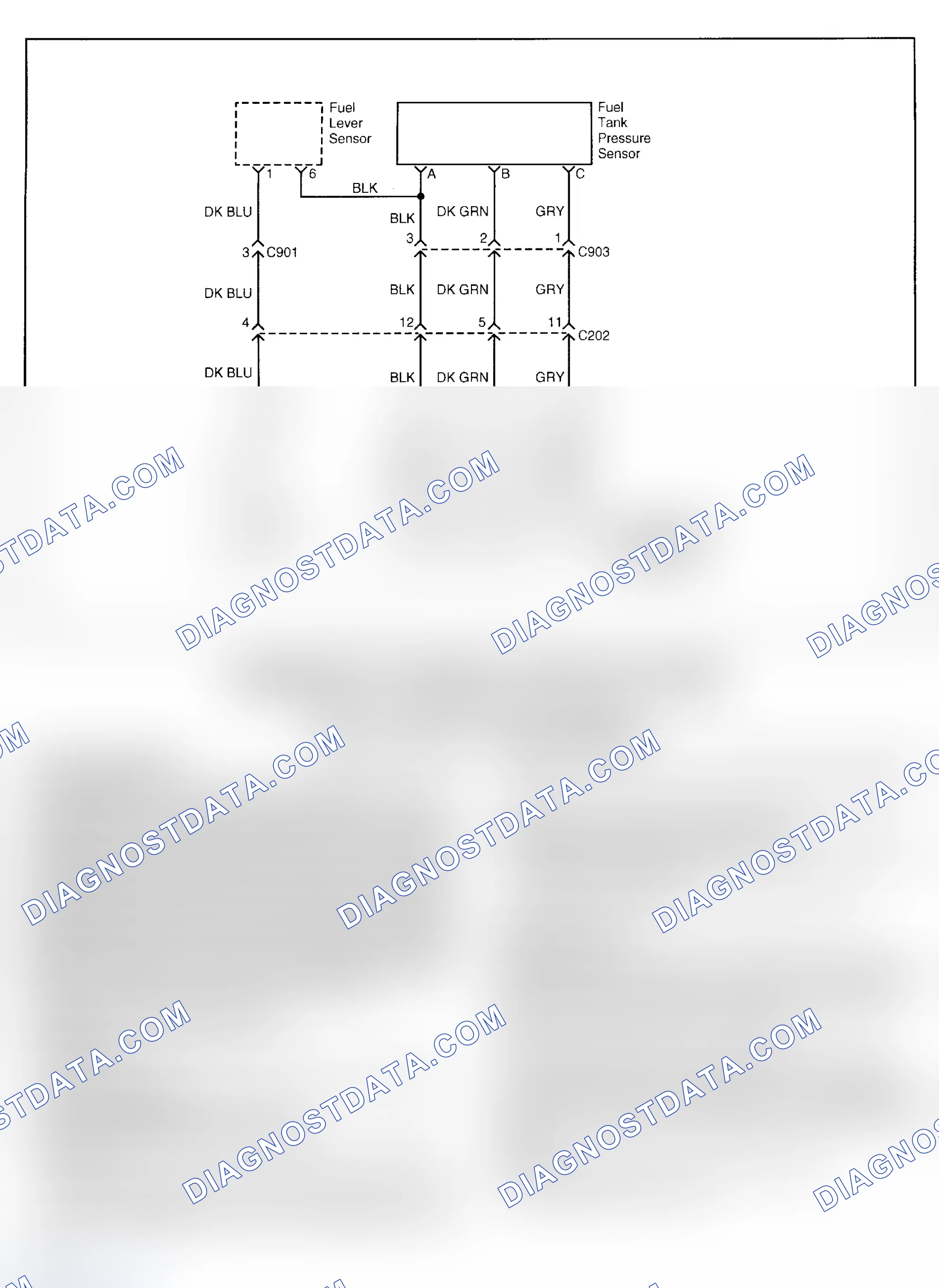 Scheme 181: DTC P0462: FUEL LEVEL LOW VOLTAGE