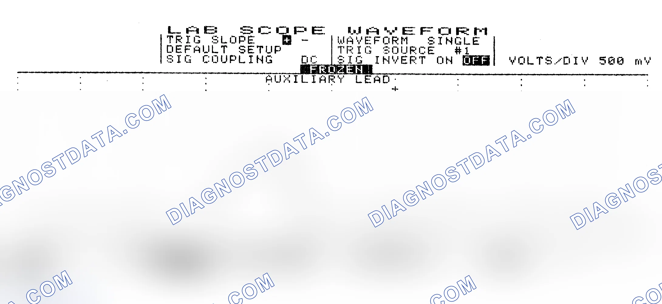 Scheme 10: Single Injector w/Excessive Current Flow - Current Pattern