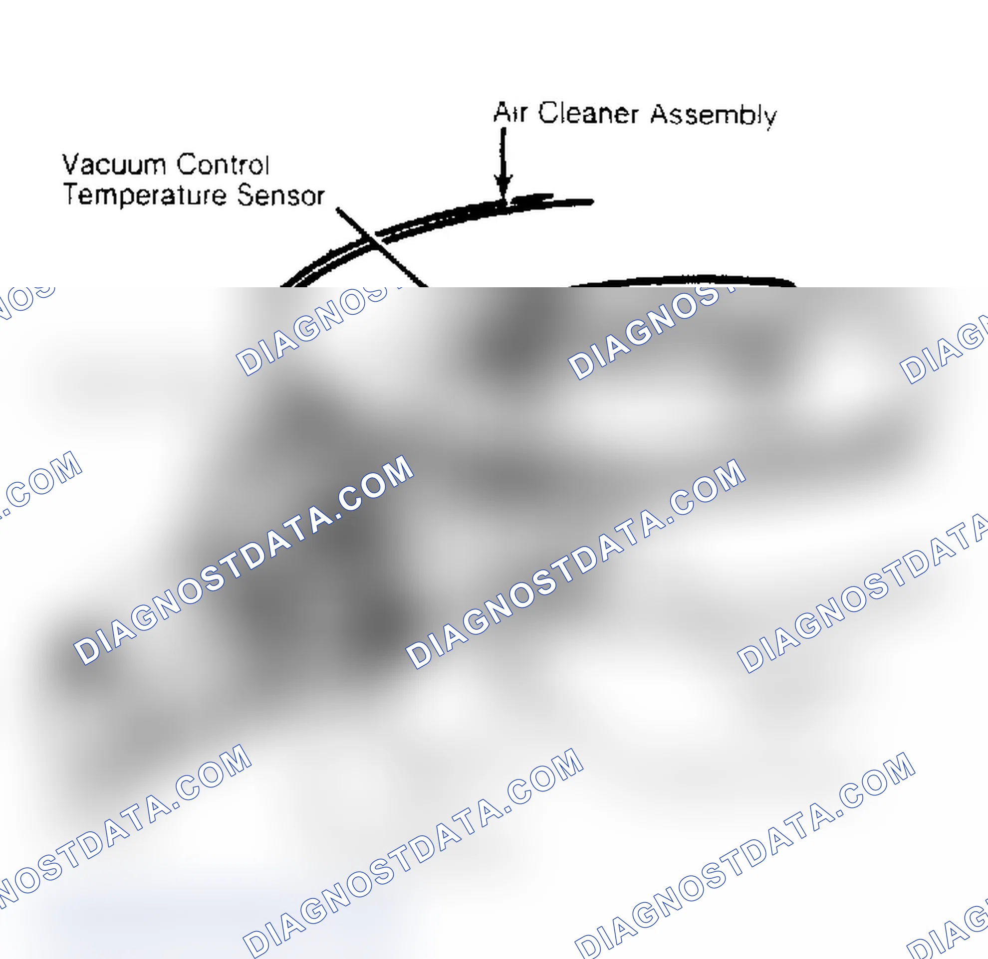 Scheme 49: Thermostatic Air Cleaner Assembly With Temperature Sensor & Vacuum Motor