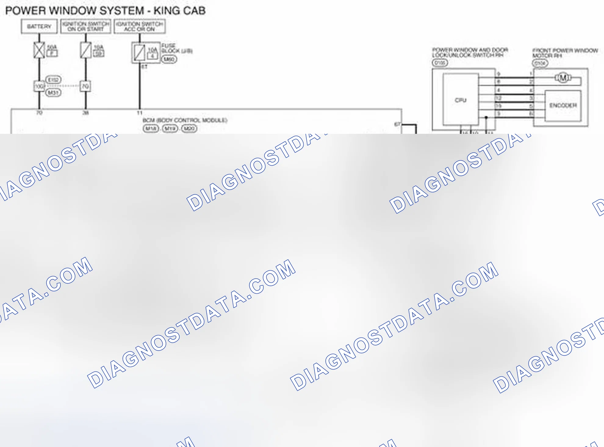 Scheme 119: Wiring Diagram (King Cab)