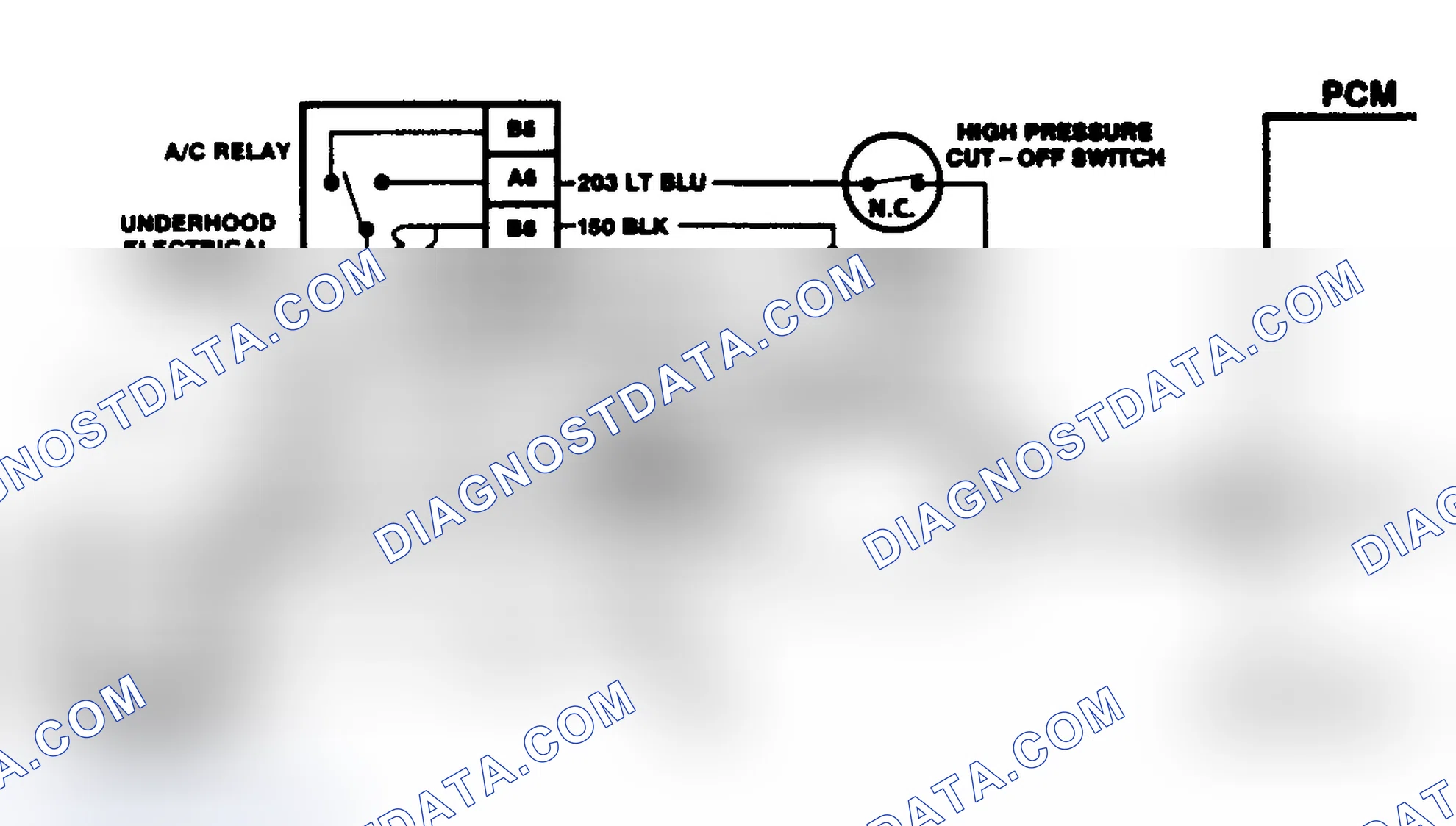 Scheme 278: A/C Clutch Circuit Schematic - 5.7L VIN K ("C" & "K" Series) A/C Request Signal Circuit Diagnosis