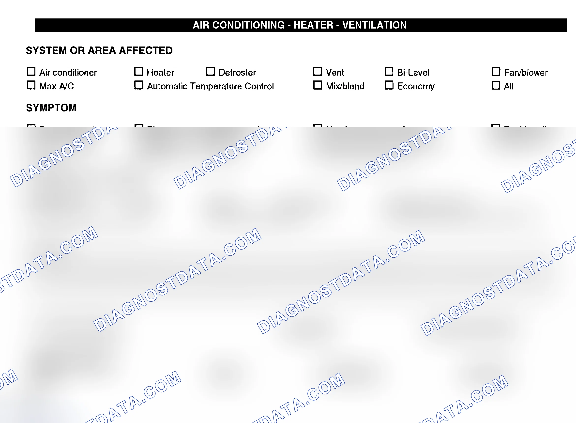 Scheme 8: Air Conditioning, Heater & Ventilation