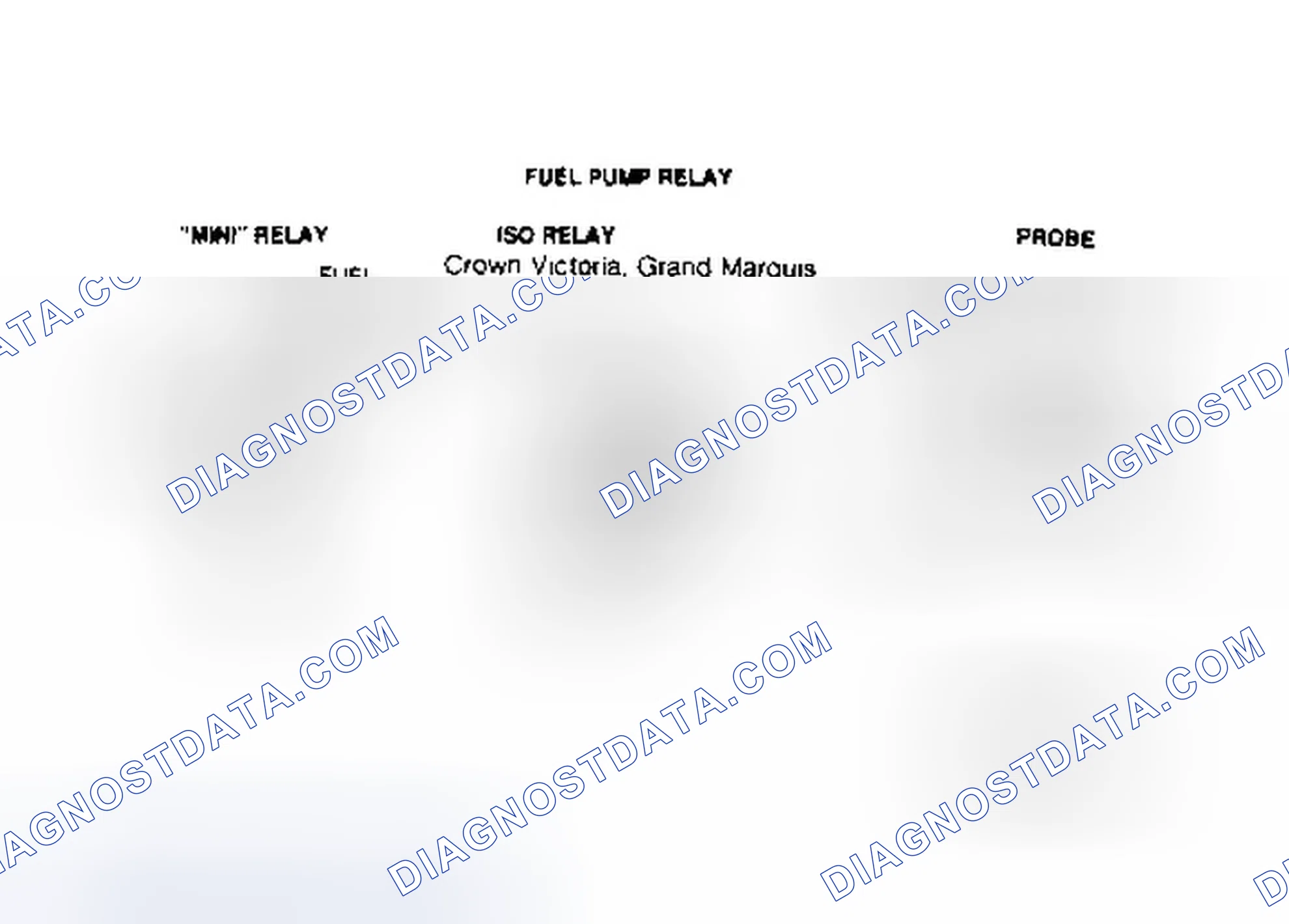 Scheme 220: Fuel Pump Relay Connector Terminal ID