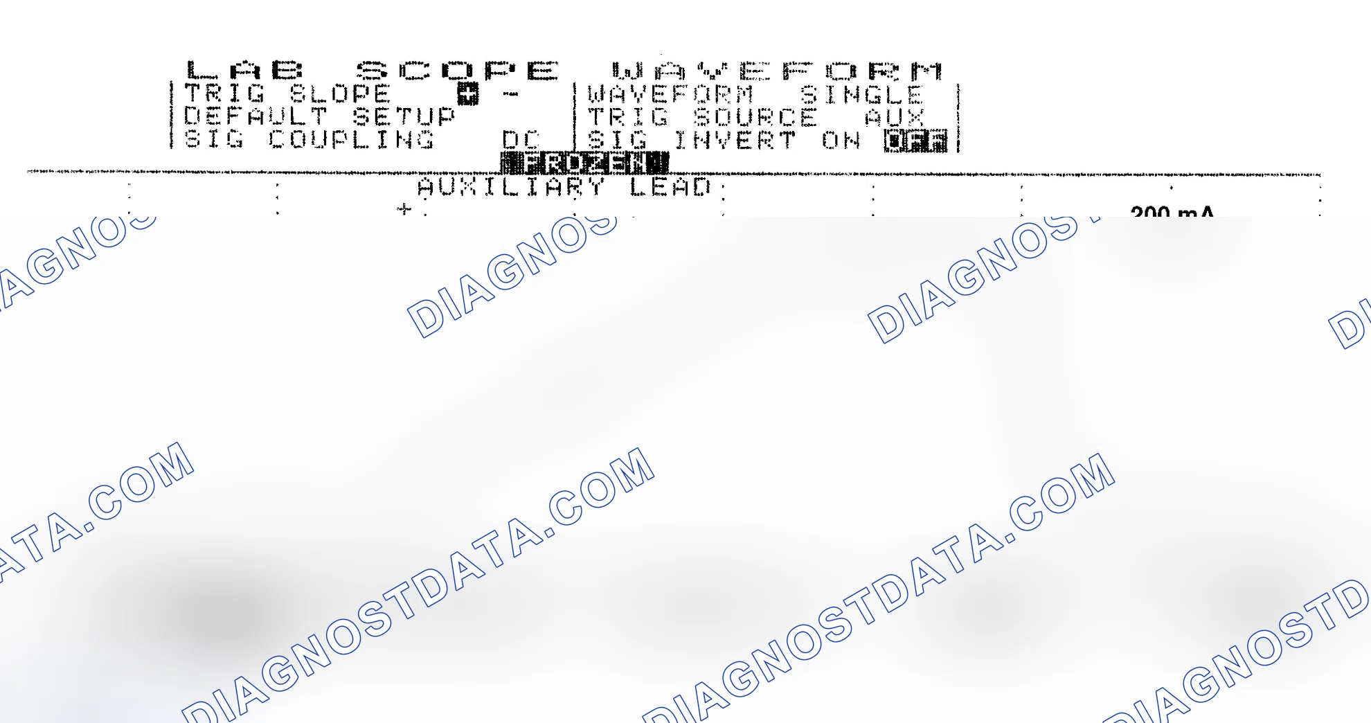Scheme 13: Single Injector w/Normal Current Flow - Current Pattern