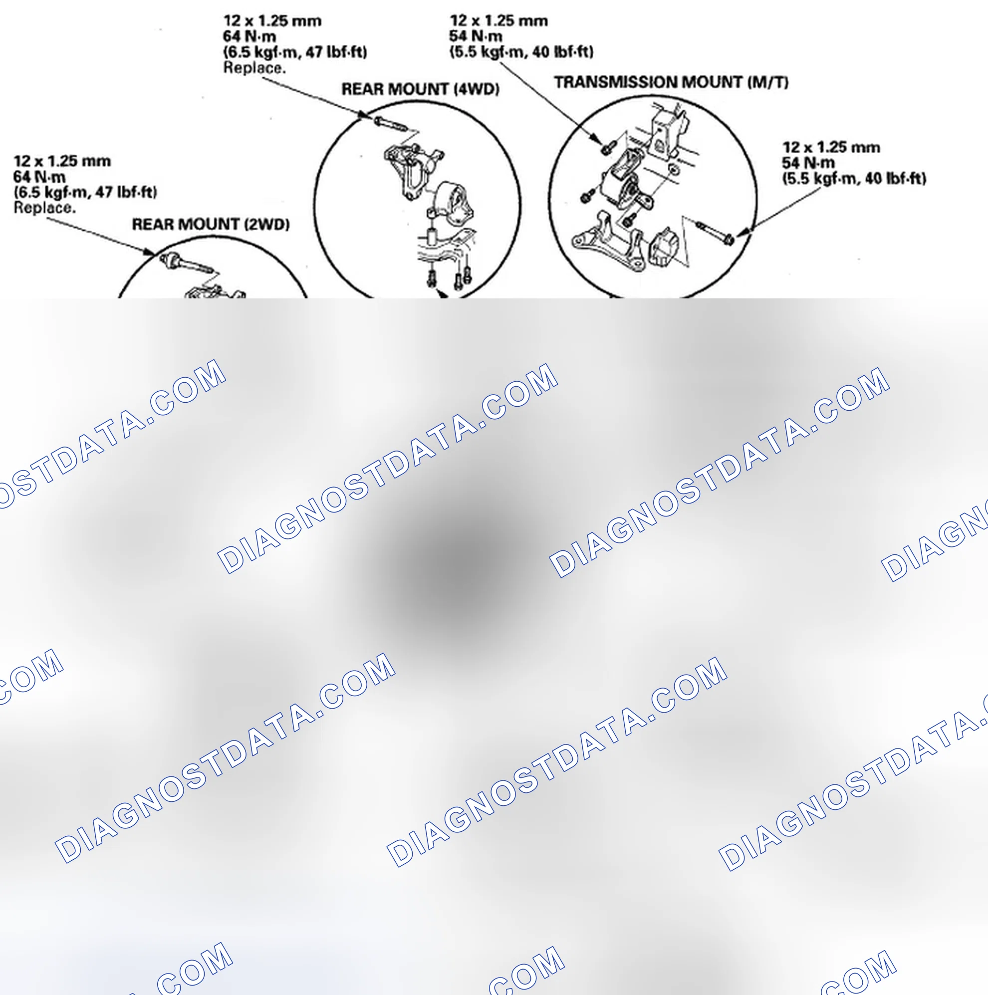 Scheme 194: Engine Mount Replacement
