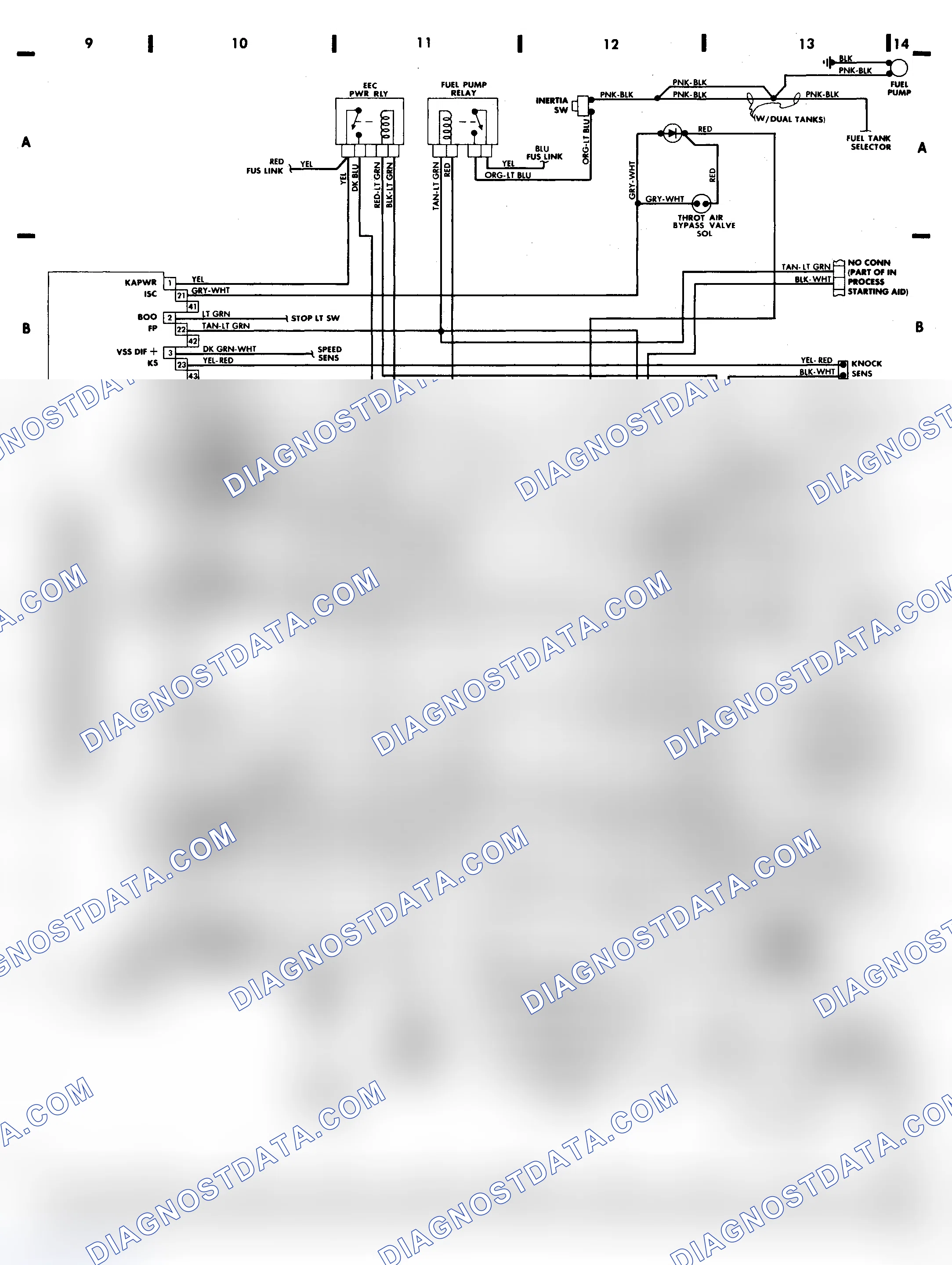 Scheme 78: Bronco II & Ranger 2.9L EFI EEC-IV Wiring Diagram