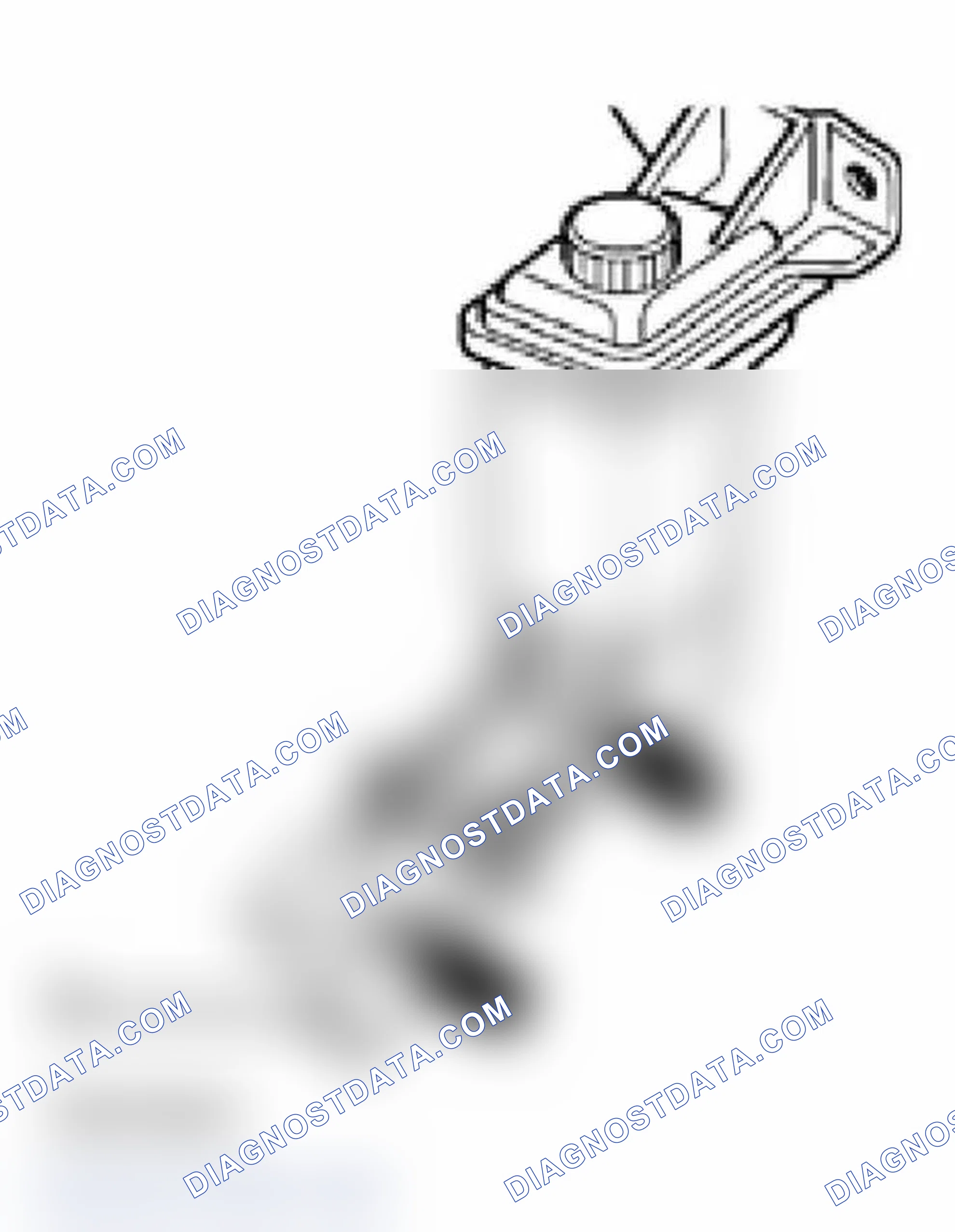 Scheme 1: Installation position, intake hose at power steering fluid reservoir, valid for all engines