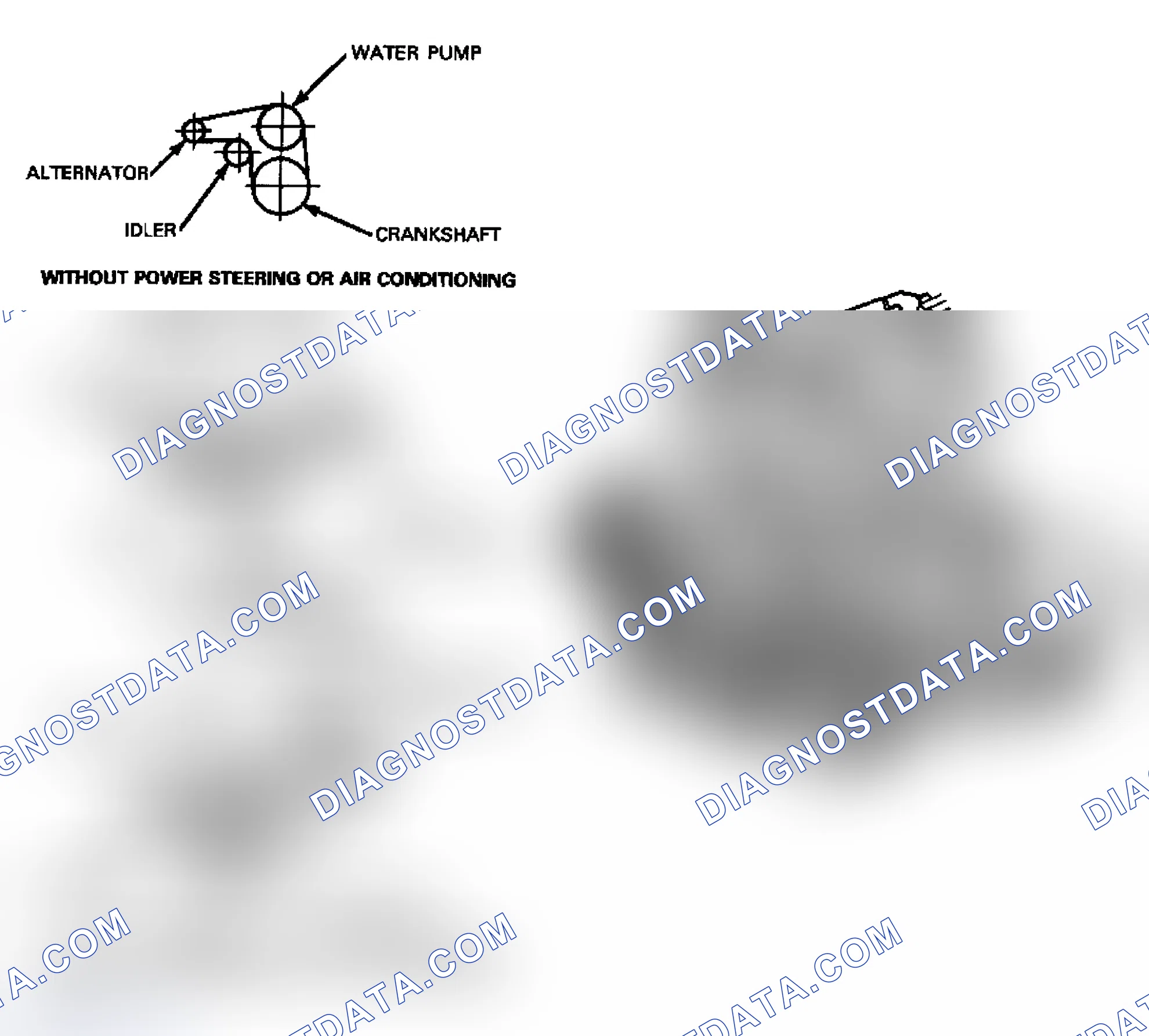 Scheme 1: Drive Belt Routing (2.3L)