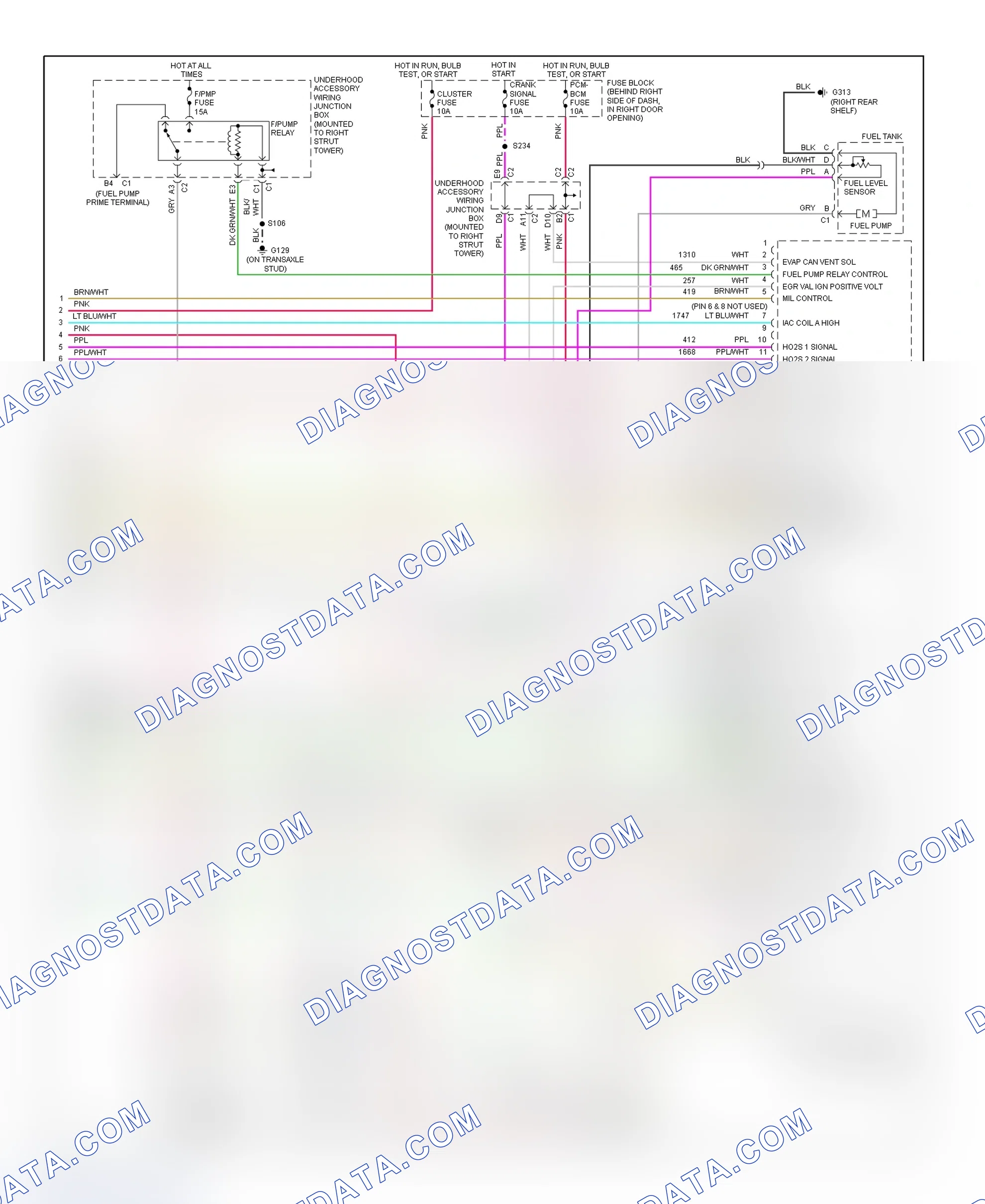 Scheme 159: PCM Wiring Diagram (Regal - 3.8L VIN K - 4 Of 4)