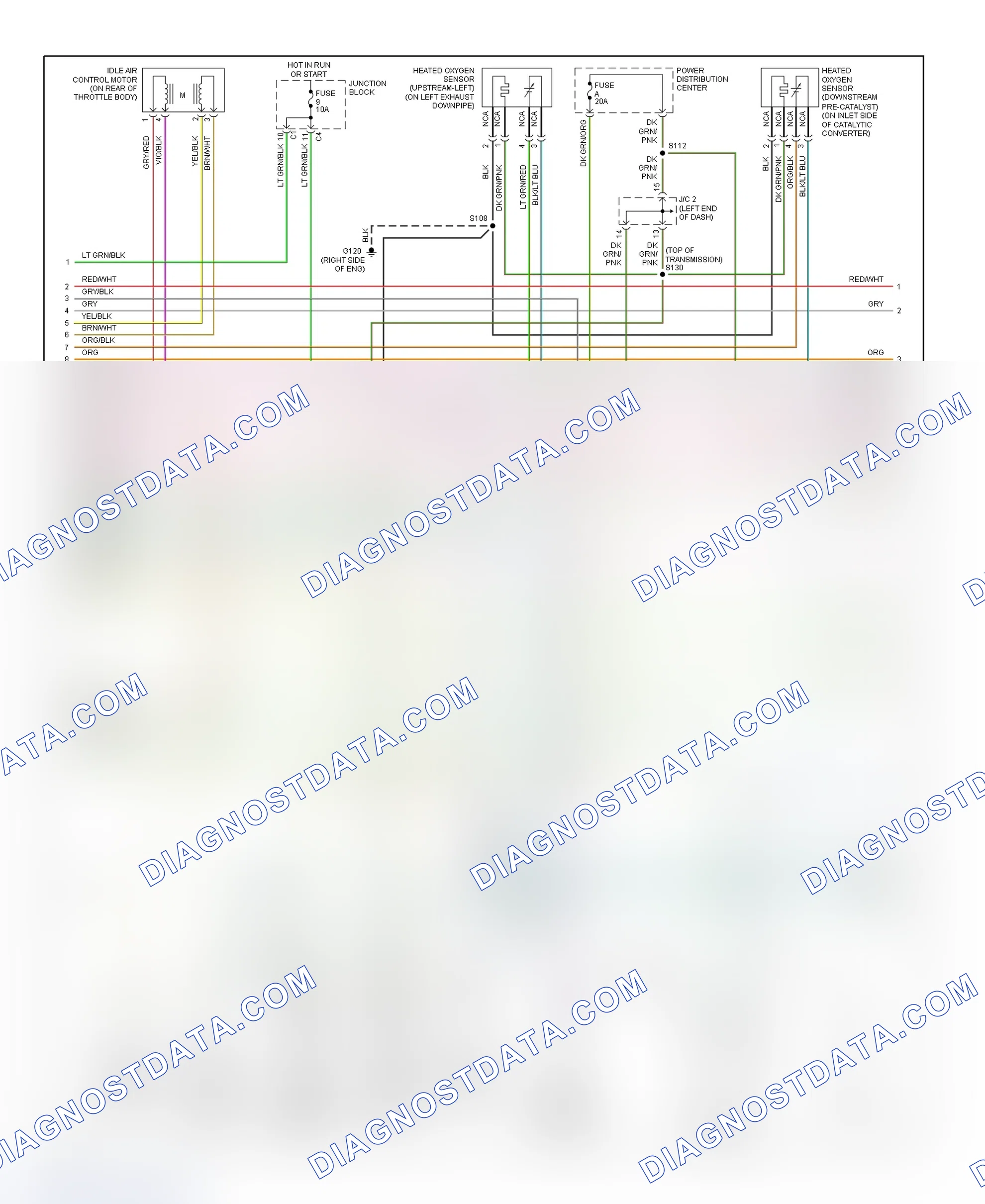 Scheme 35: PCM Wiring Diagram (Dakota - 5.9L - 2 Of 3)
