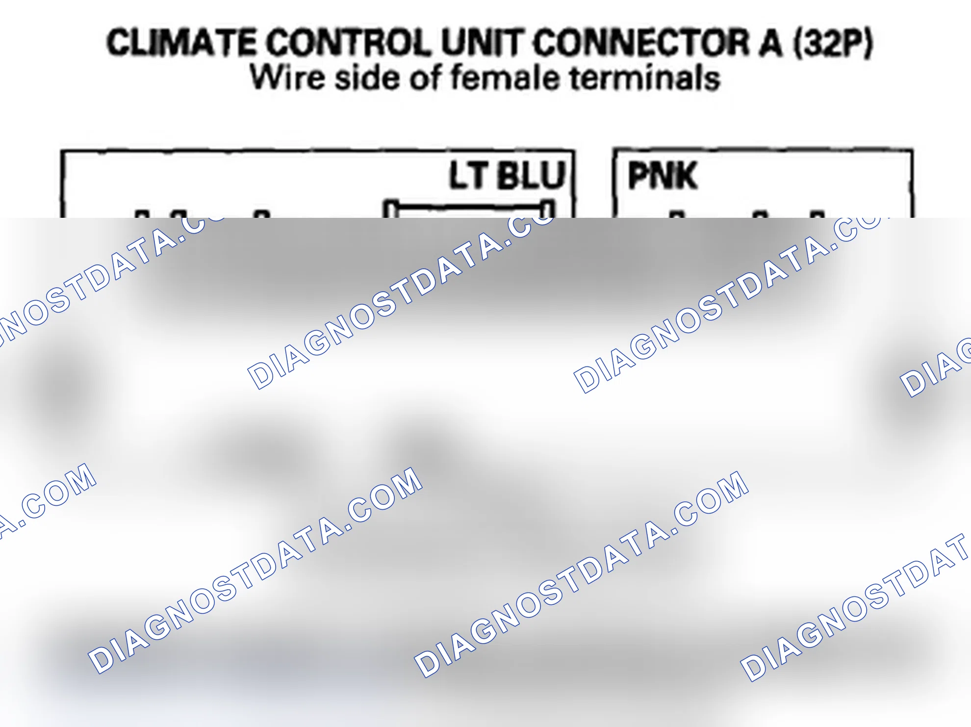 Scheme 58: DTC B1235 or DTC indicator L and AUTO: A Problem in the Air Mix Control Motor Circuit, Linkage, Door