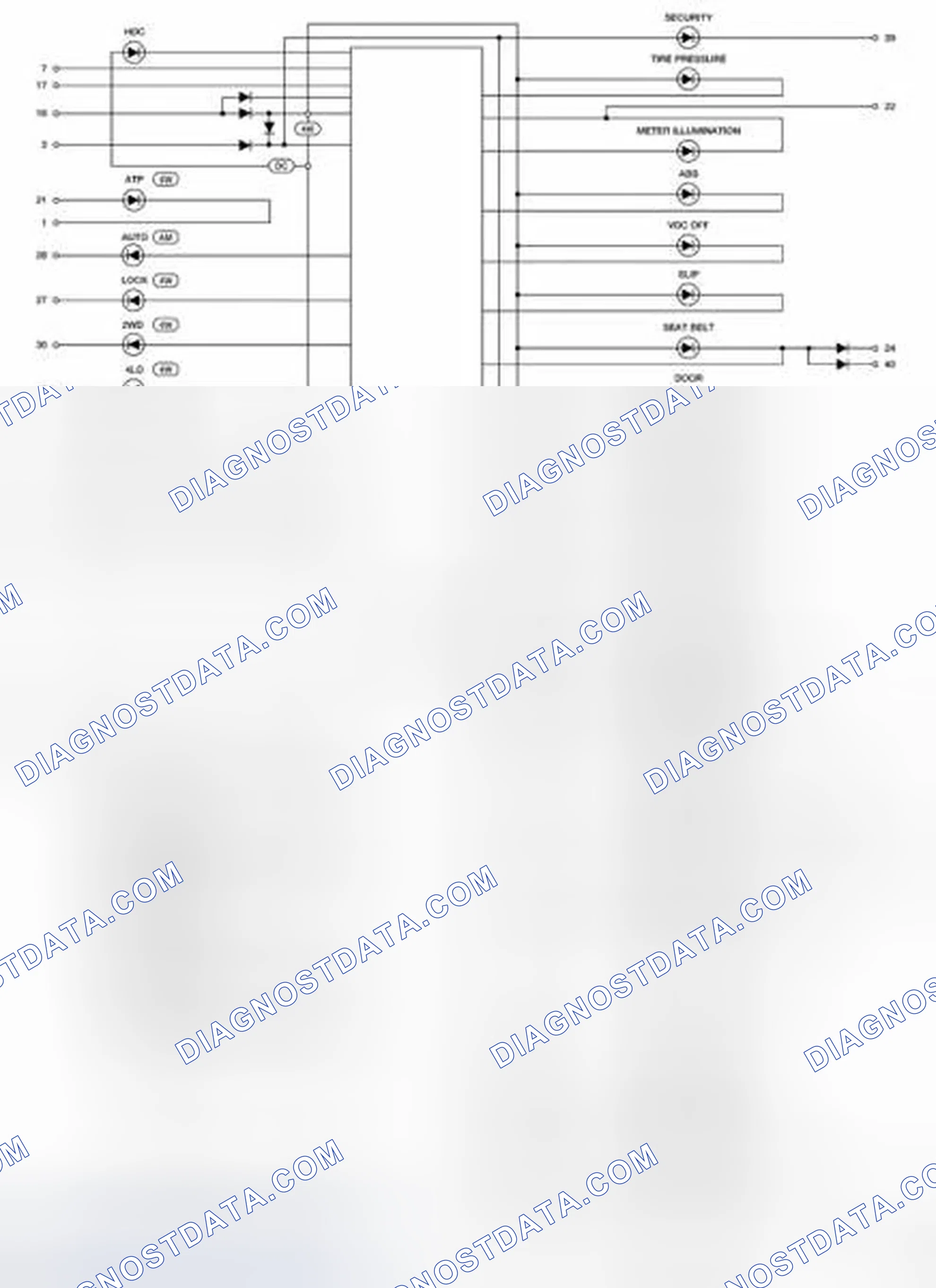 Scheme 62: Identifying Combination Meter Internal Circuit