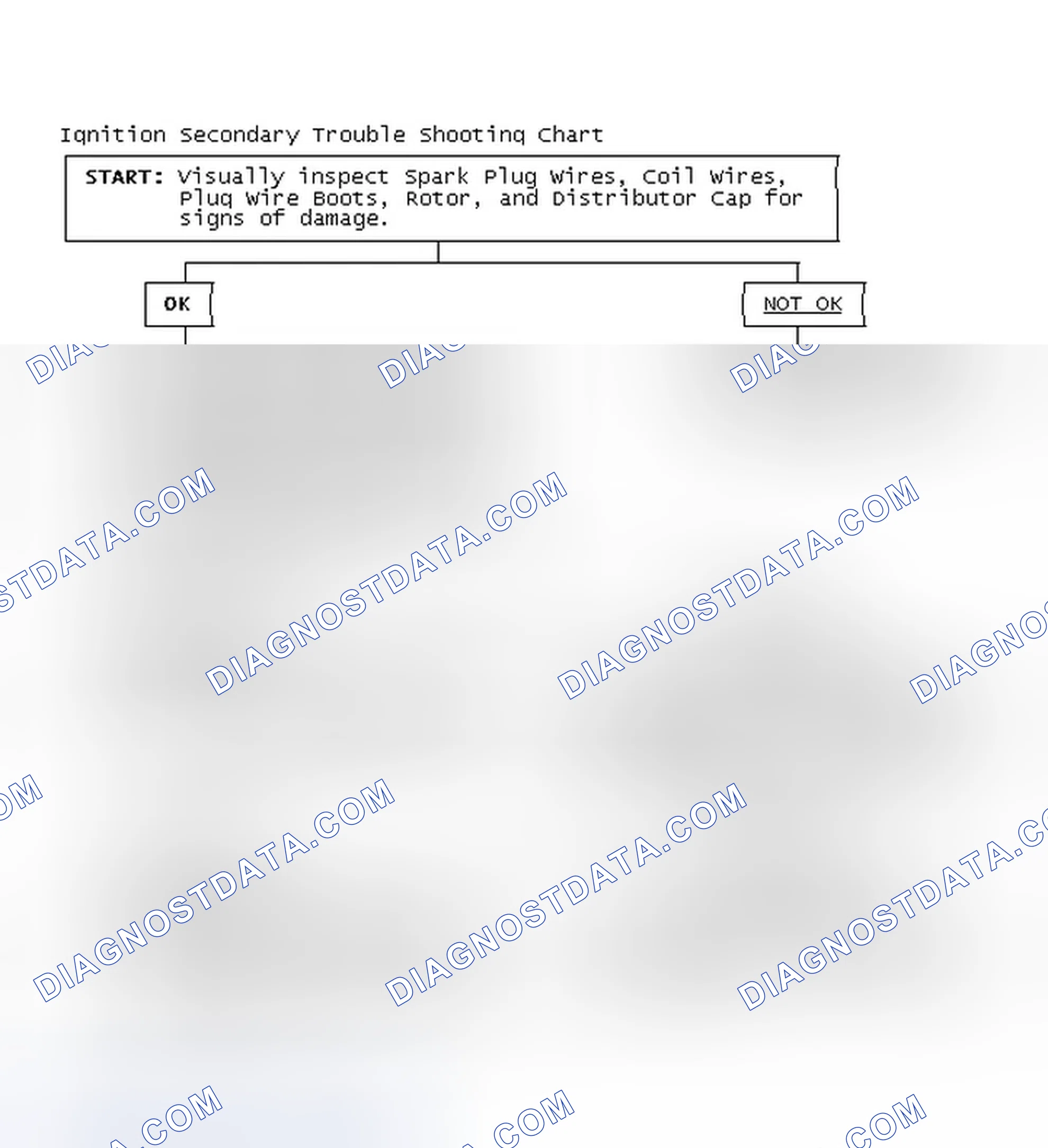 Scheme 1: Ignition Secondary Trouble Shooting Chart