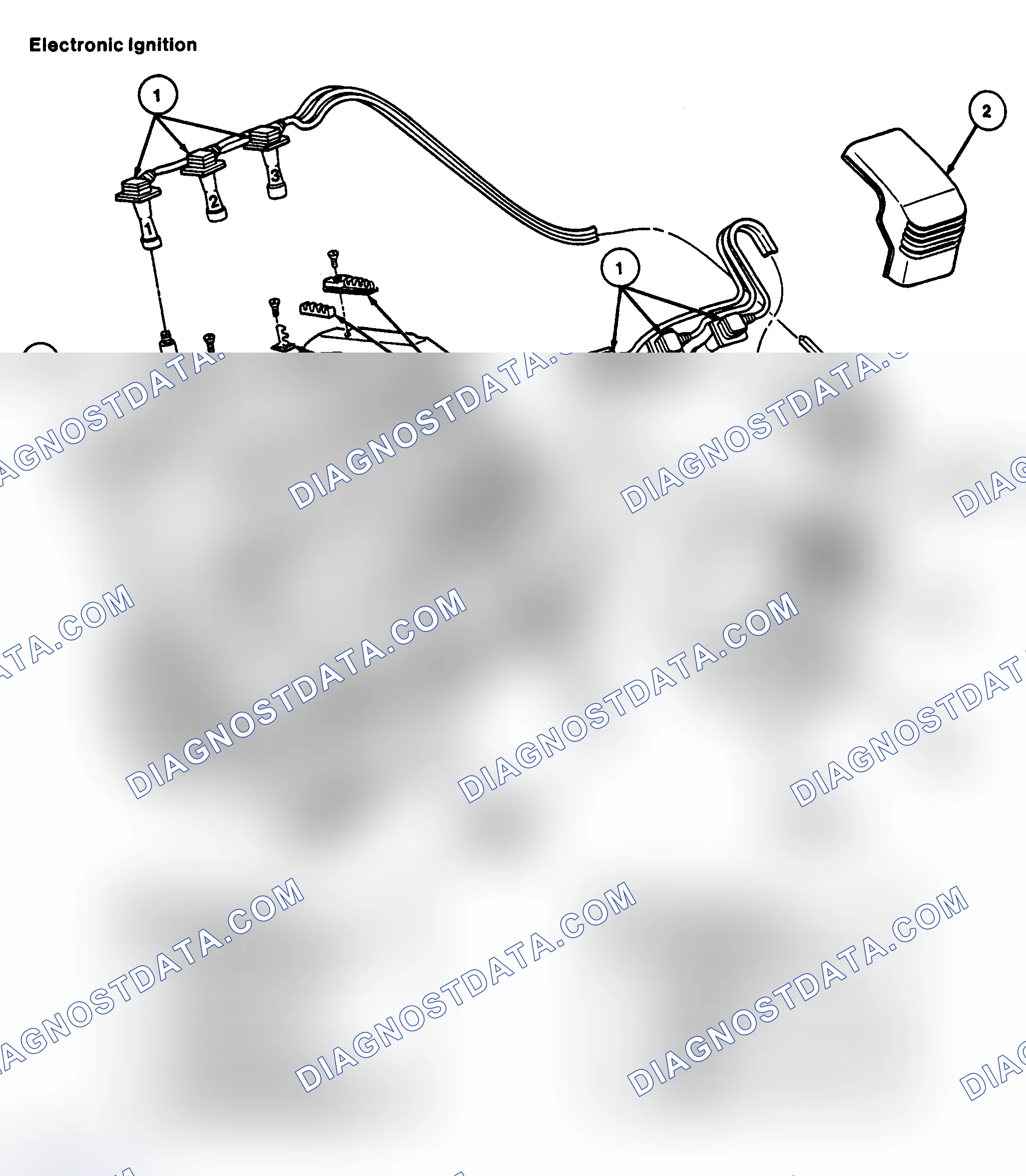 Scheme 4: Spark Plug Wire Routing (3.0L SHO & 3.2L SHO)