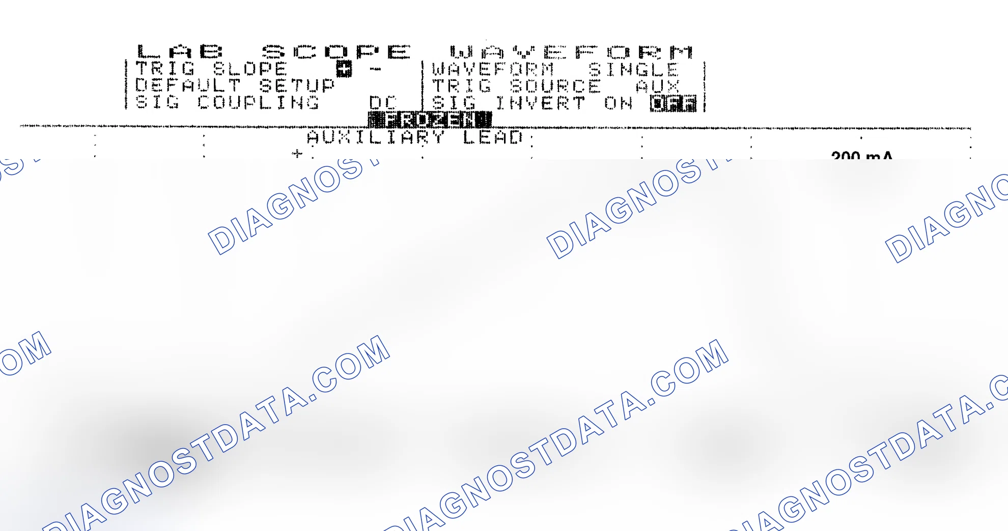 Scheme 13: Single Injector w/Normal Current Flow - Current Pattern