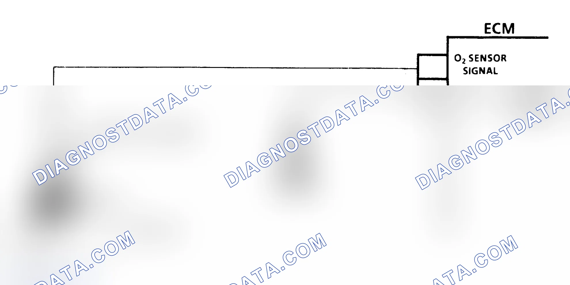 Scheme 3: Code 13 Schematic (5.7L) Open Oxygen Sensor Circuit