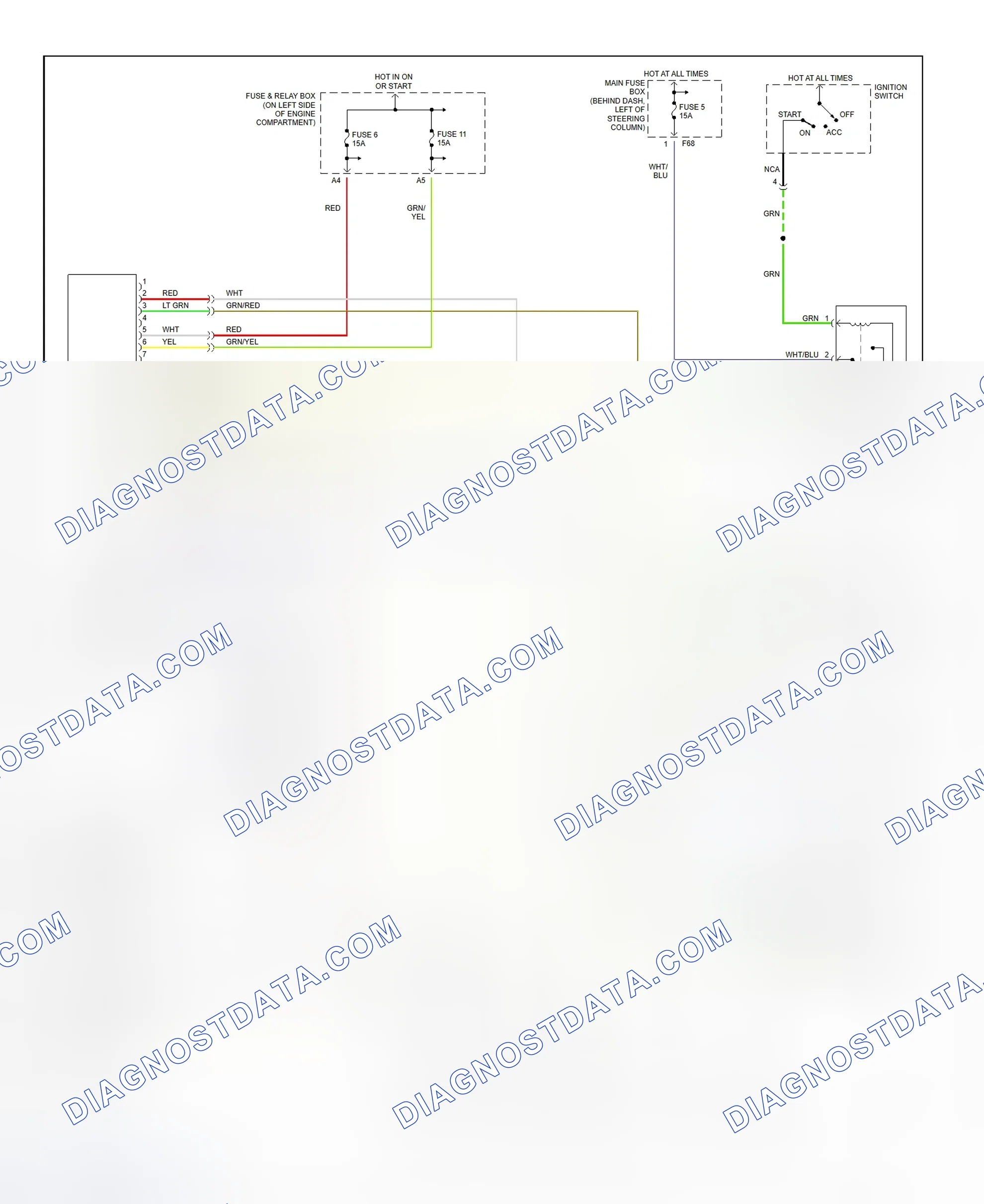 Scheme 2: Air Bag System Wiring Diagram (Forester Without Side Impact Air Bags)
