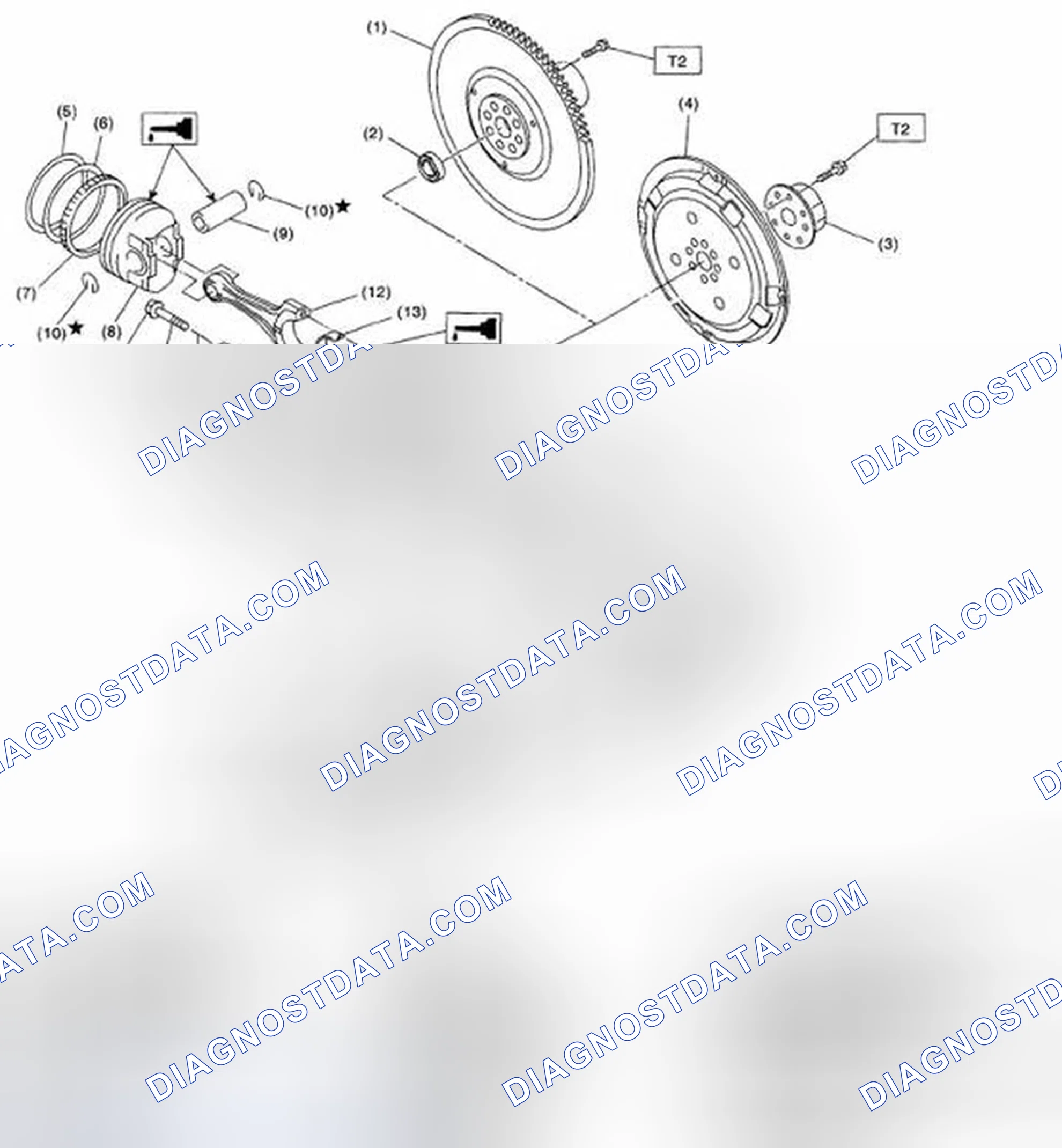 Scheme 260: CRANKSHAFT AND PISTON