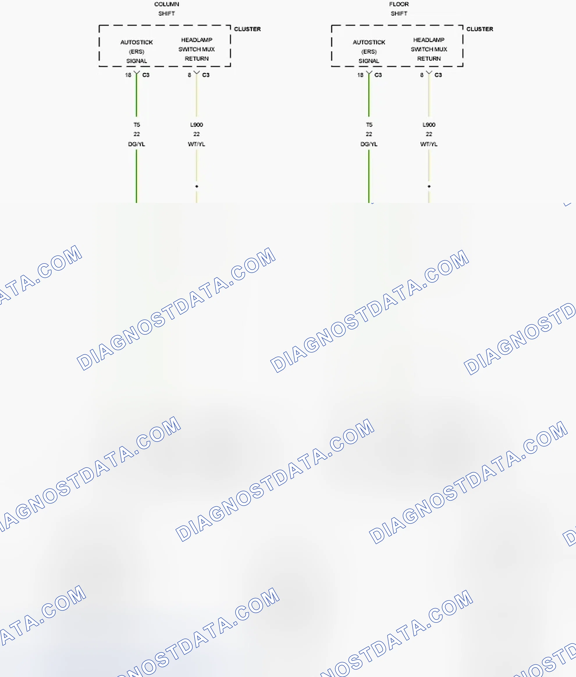 Scheme 8: P0952-AUTOSTICK INPUT CIRCUIT LOW - 1500, 2500 & 3500