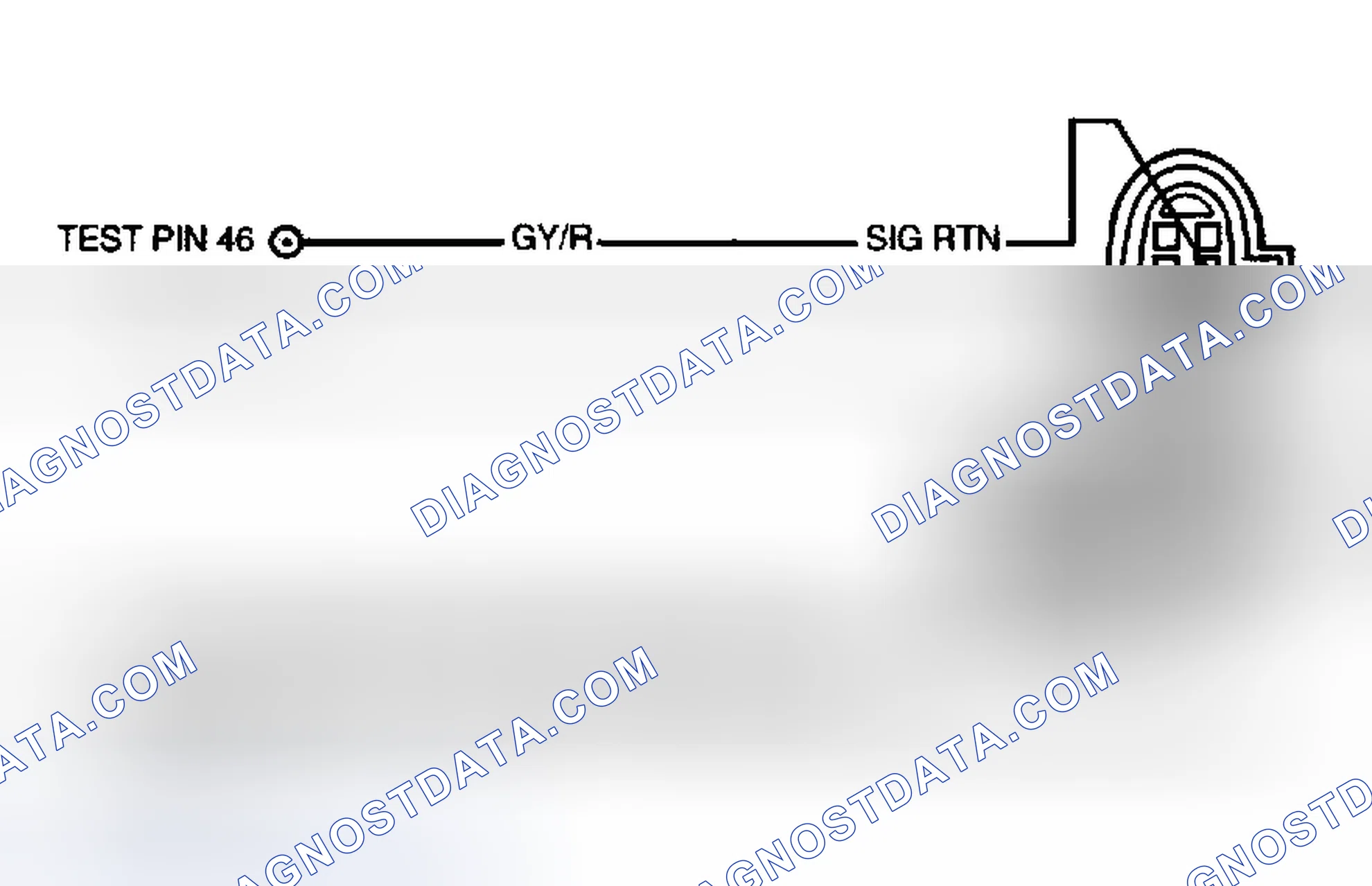 Scheme 254: TR Sensor Connector Terminals (E4OD Transmission)