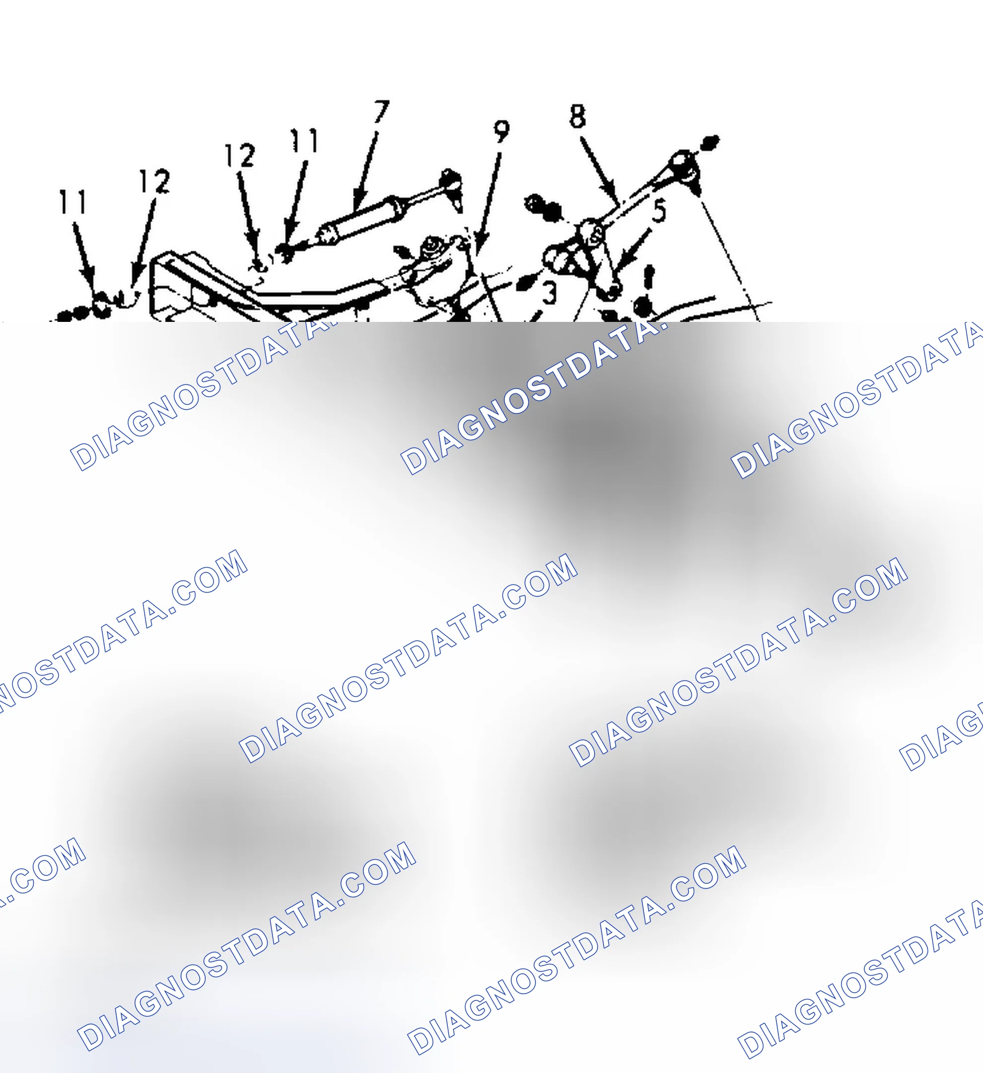 Scheme 6: View Of Steering Linkage (Commercial Van - Motorhome Chassis)