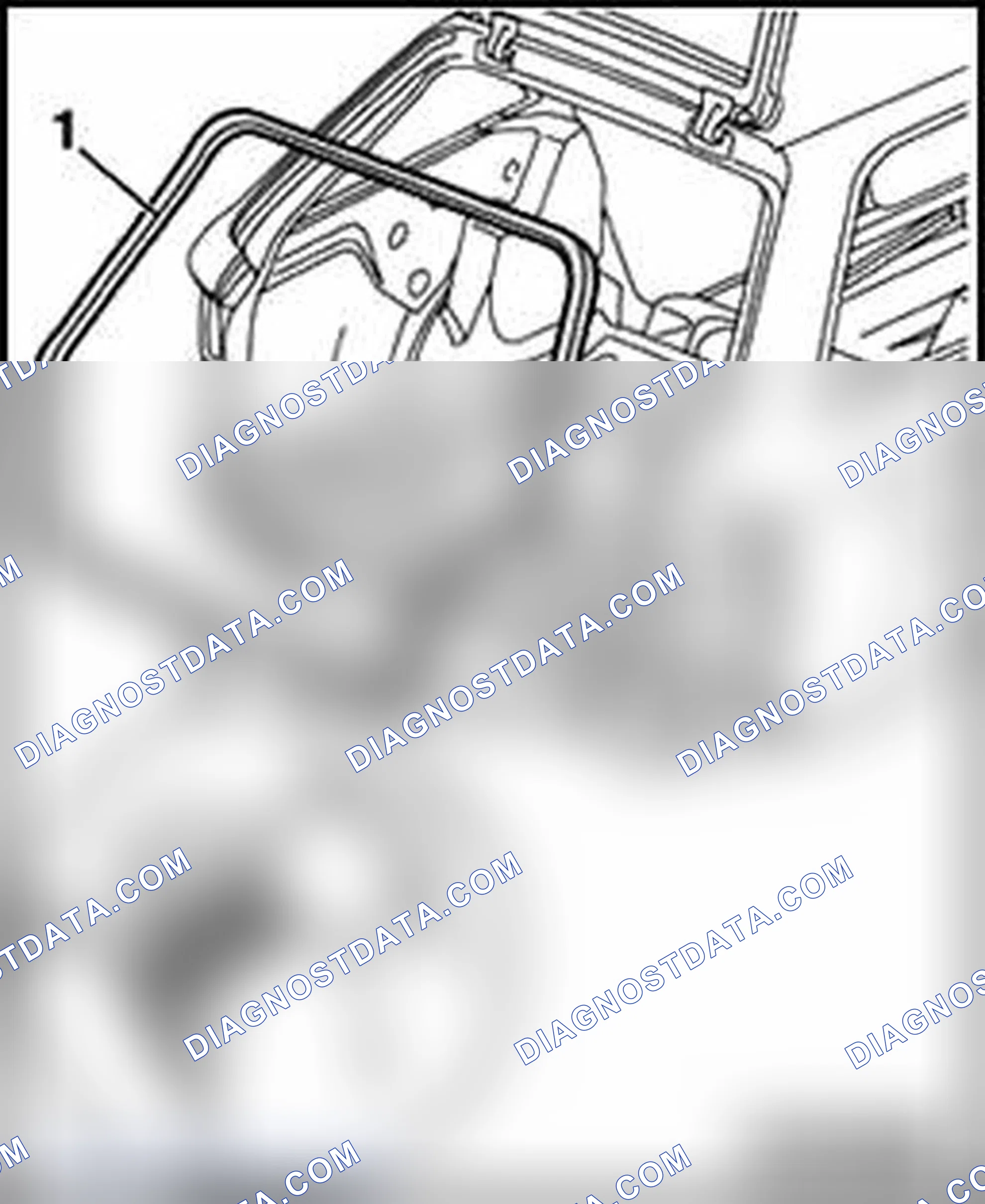 Scheme 64: Rear lid seal, removing and installing