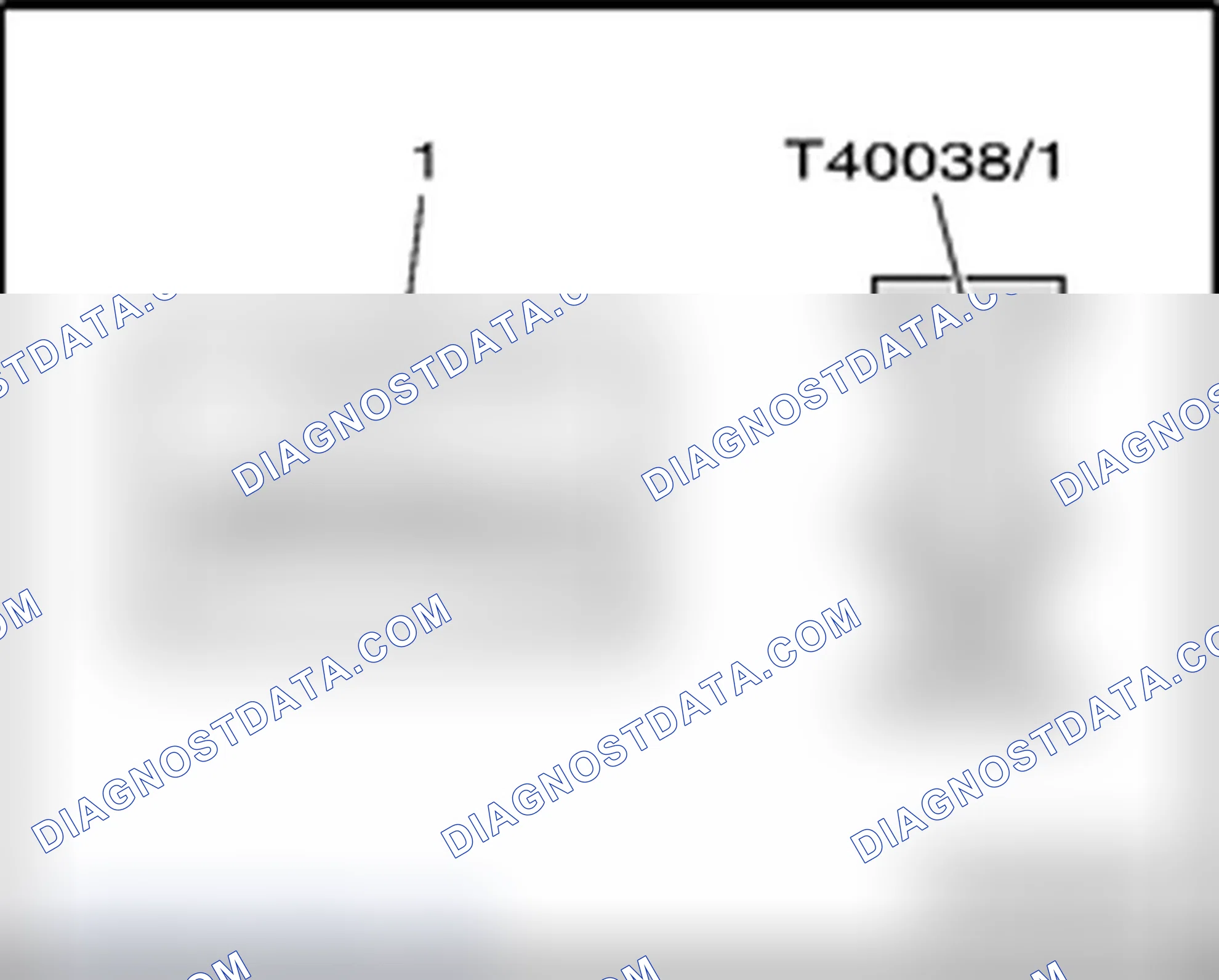 Scheme 71: Adjusting using door adjustment template T40038/1