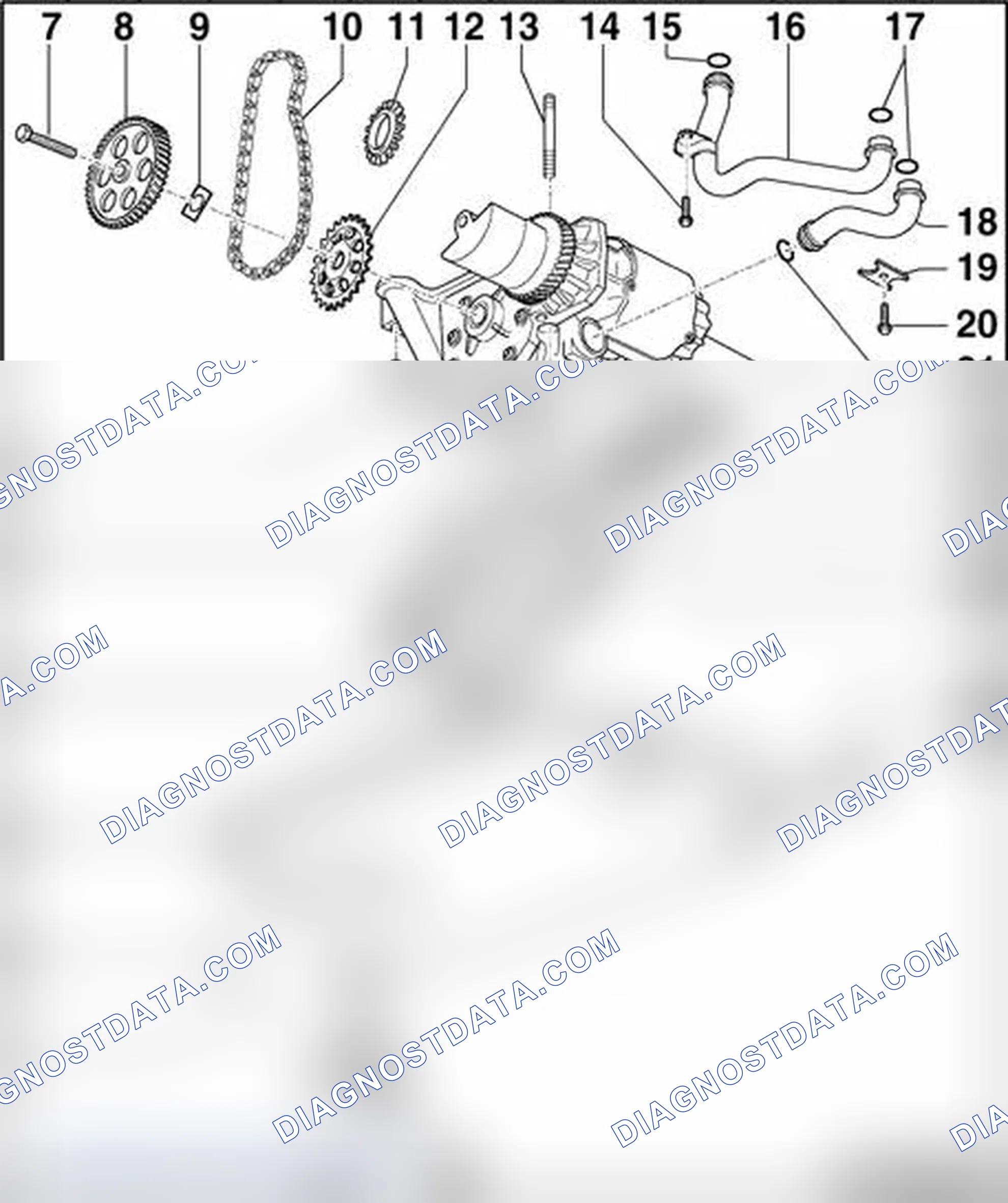 Scheme 242: Part I - Oil pan (lower part), oil pump