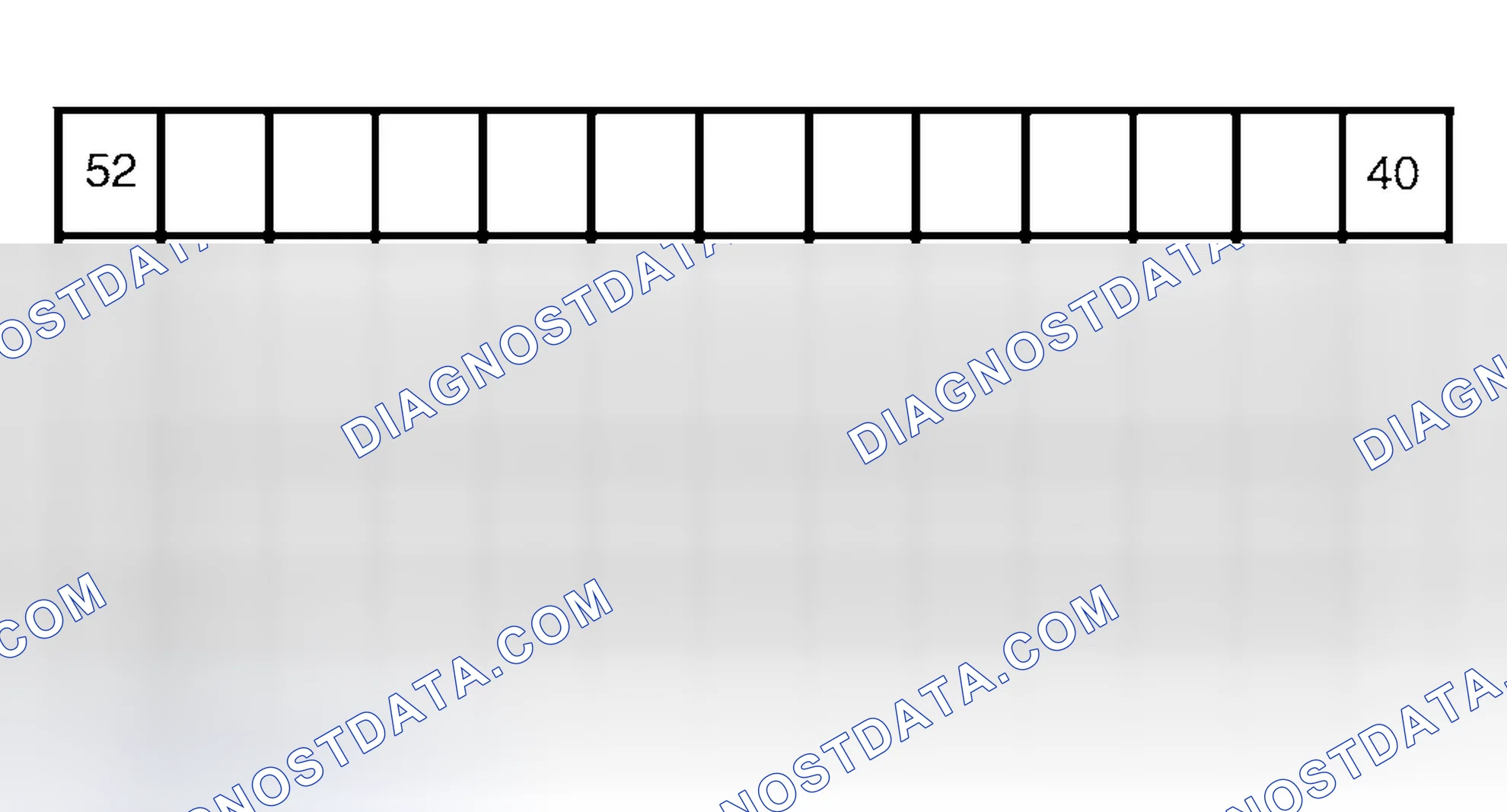 Scheme 12: Control Module Connector Terminal Identification (52-Pin Connector)