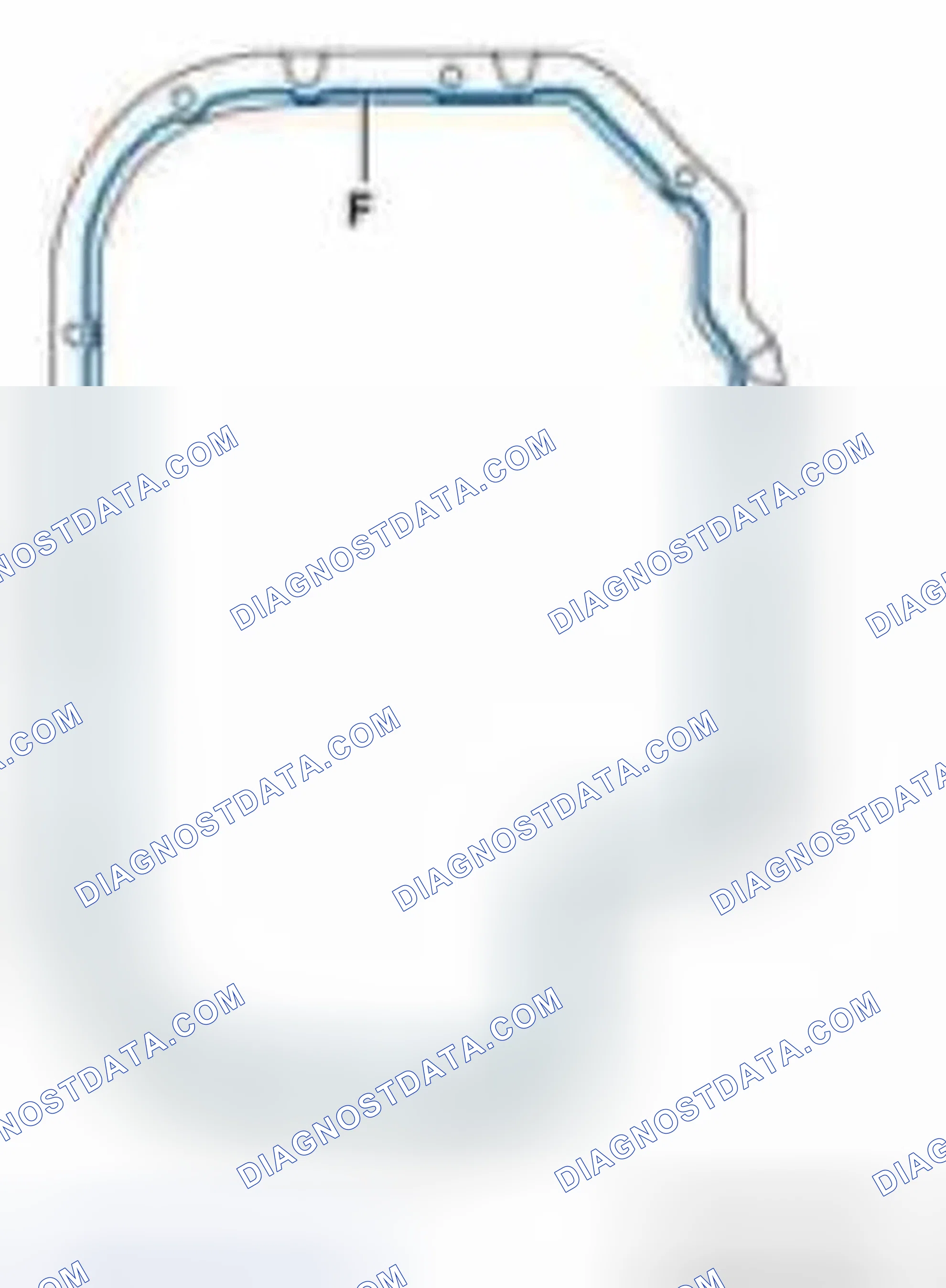 Fig. 26: Identifying Application Of Sealant To Bottom Part Of Oil Pan - Engine 112