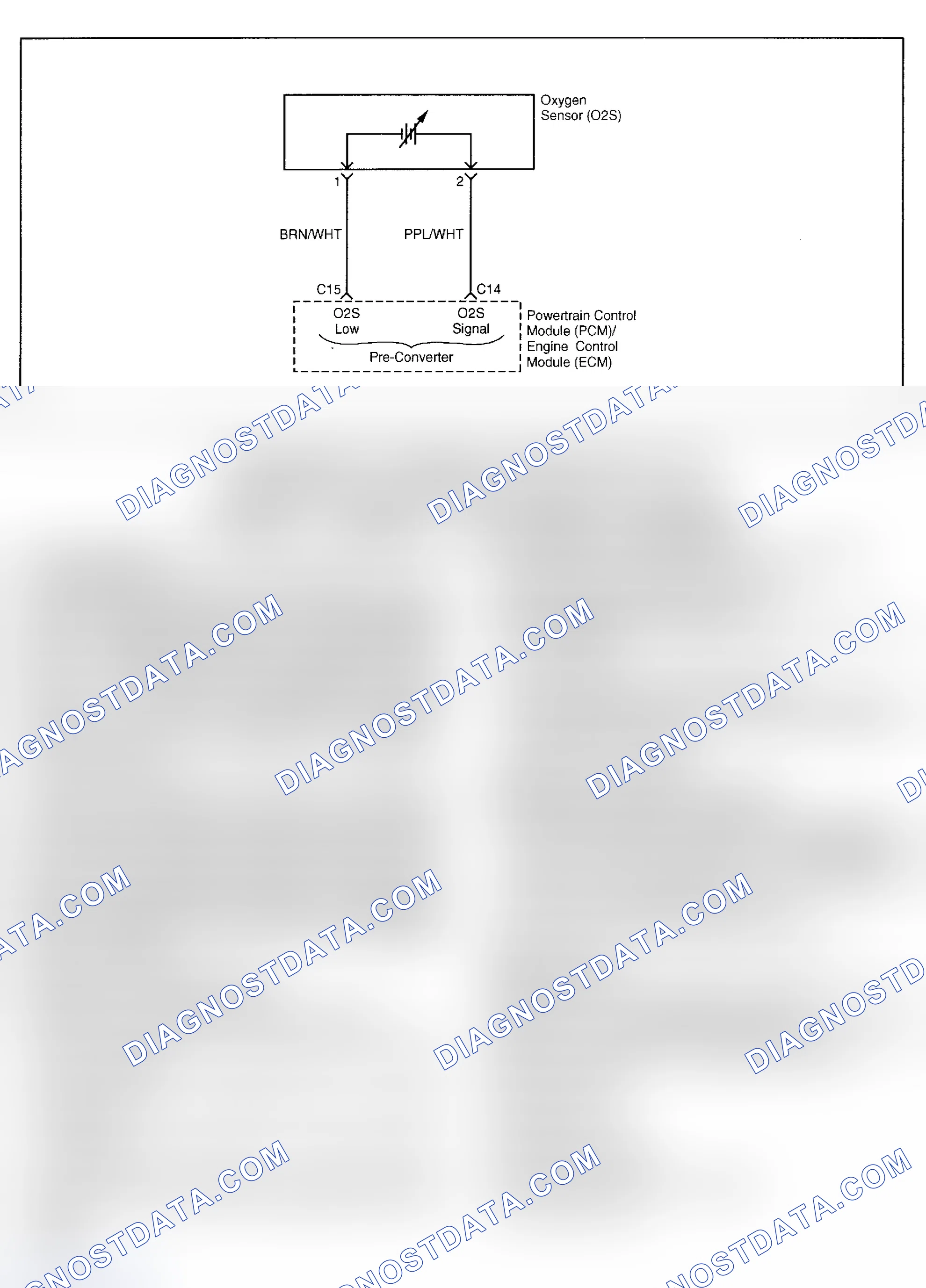 Scheme 228: DTC P1130: O2 BANK 1 SENSOR 1 LOW SIGNAL VARIANCE