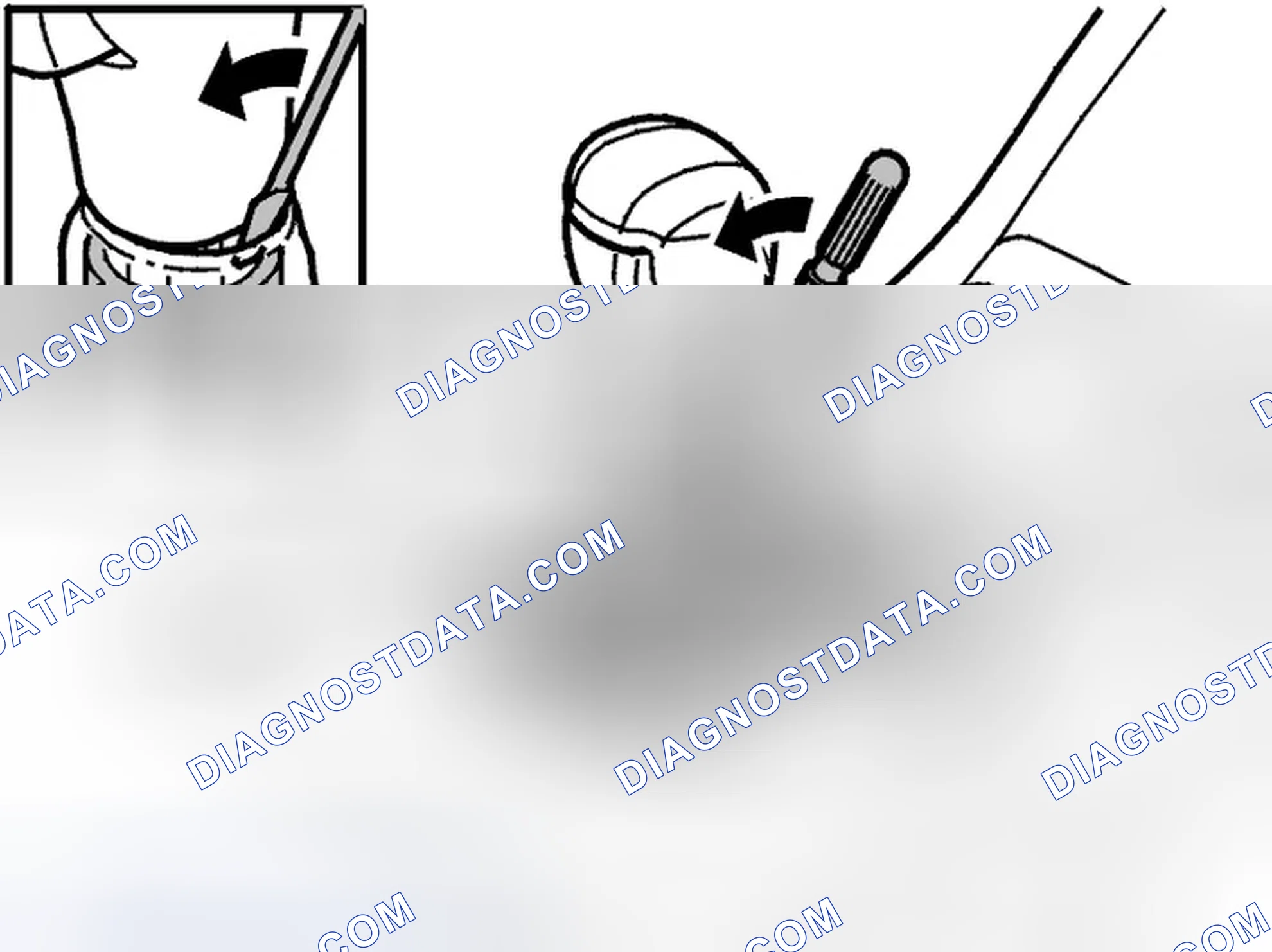 Scheme 2116: Removing the lock bracket from the gear selector knob