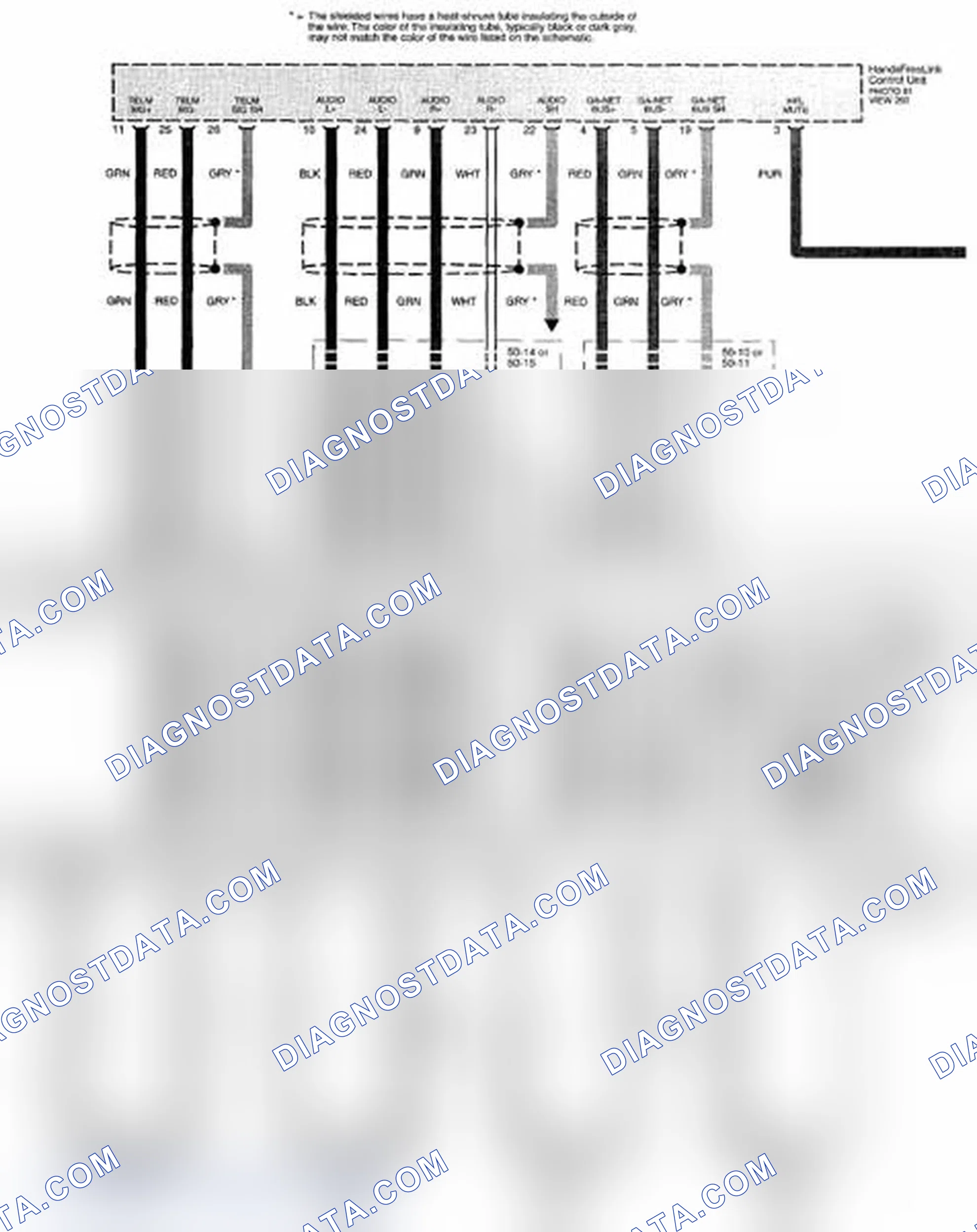 Scheme 304: Audio System Circuit Diagram - Navigation (Page 150-11)