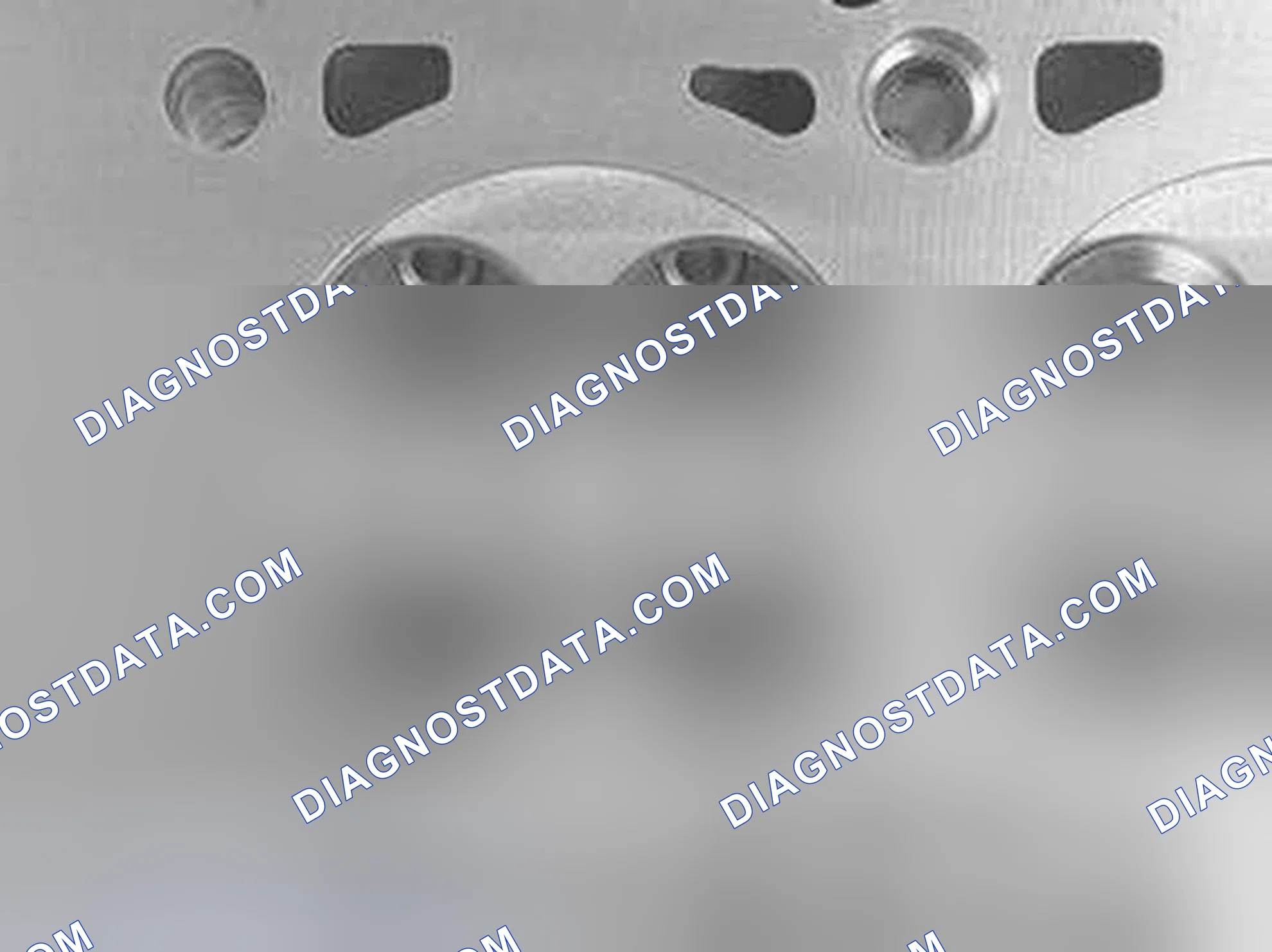 Scheme 964: CHECKING THE CYLINDER HEAD