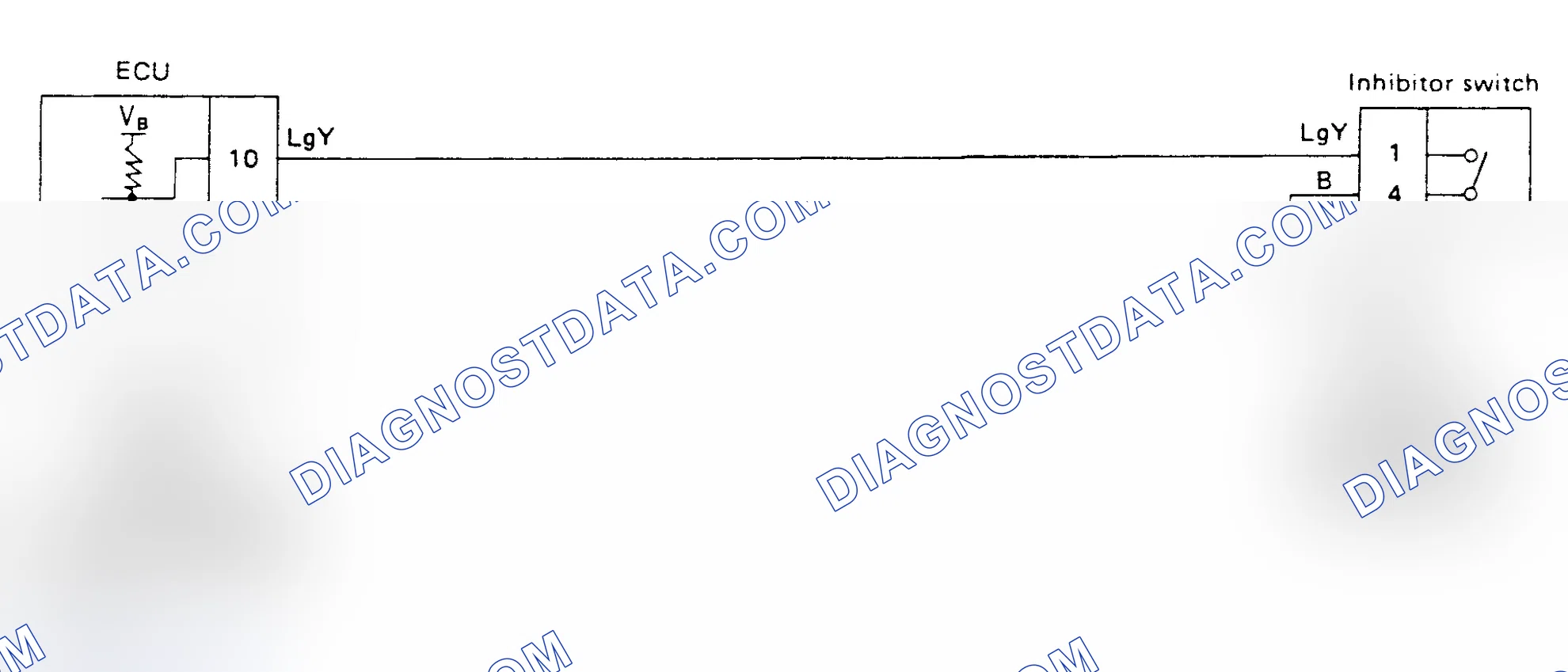 Scheme 101: Schematic - Code 51, Inhibitor Switch (Auto. Trans.)