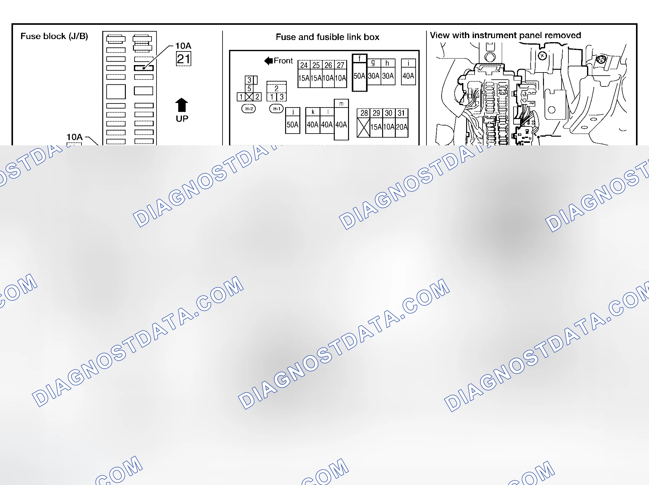 Scheme 794: Component Parts and Harness Connector Location